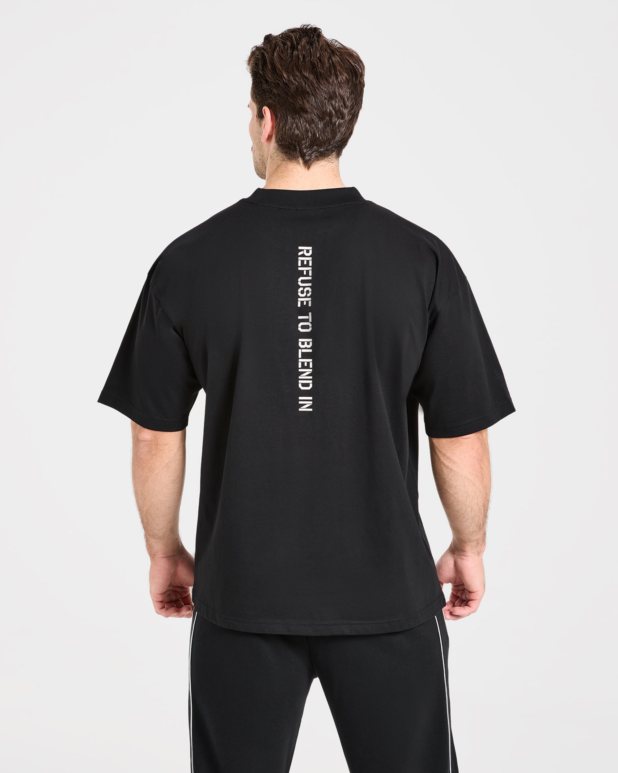 Cam Kissel x Graphic Oversized T Shirt - Zwart