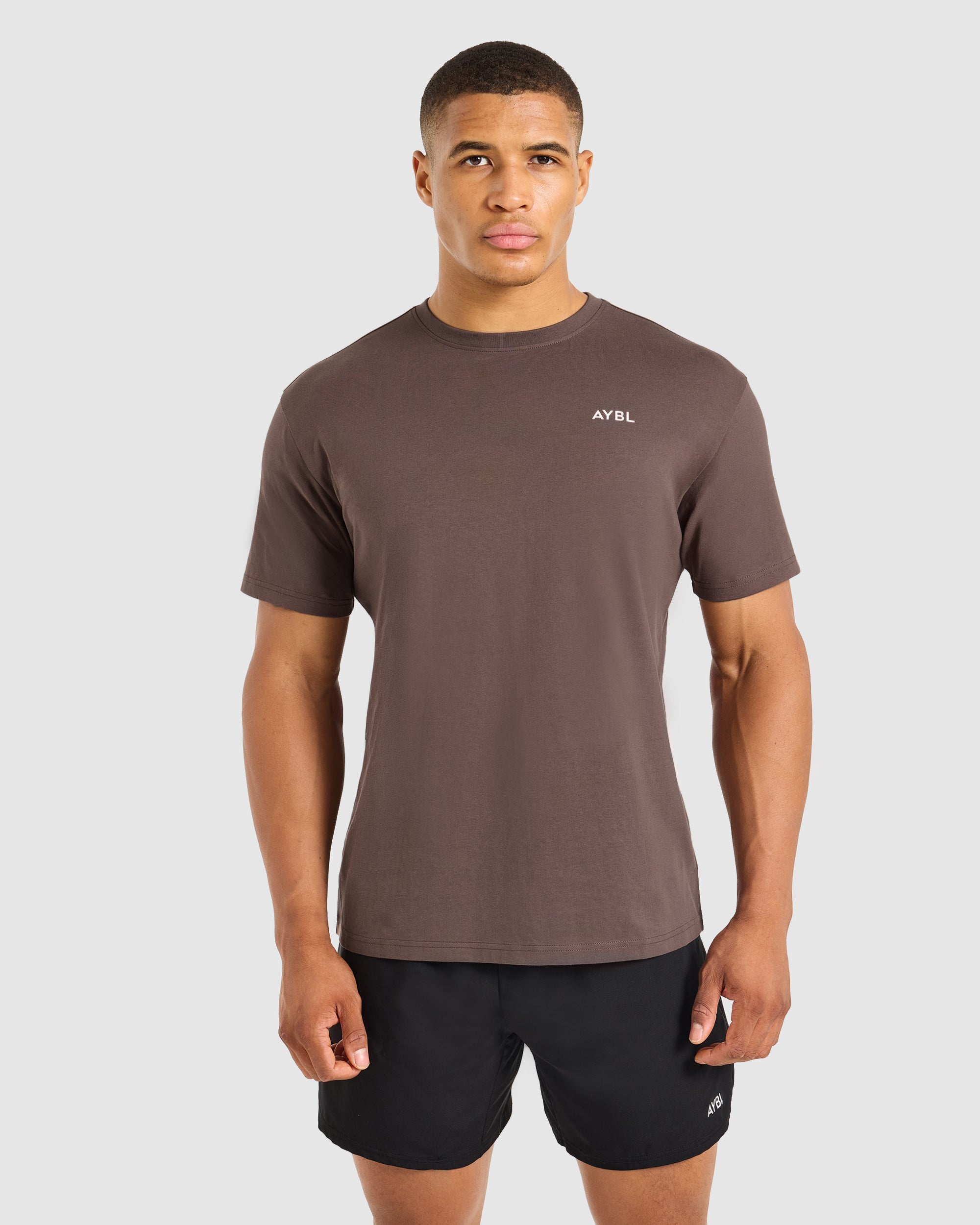 Essential T Shirt - Deep Bruin
