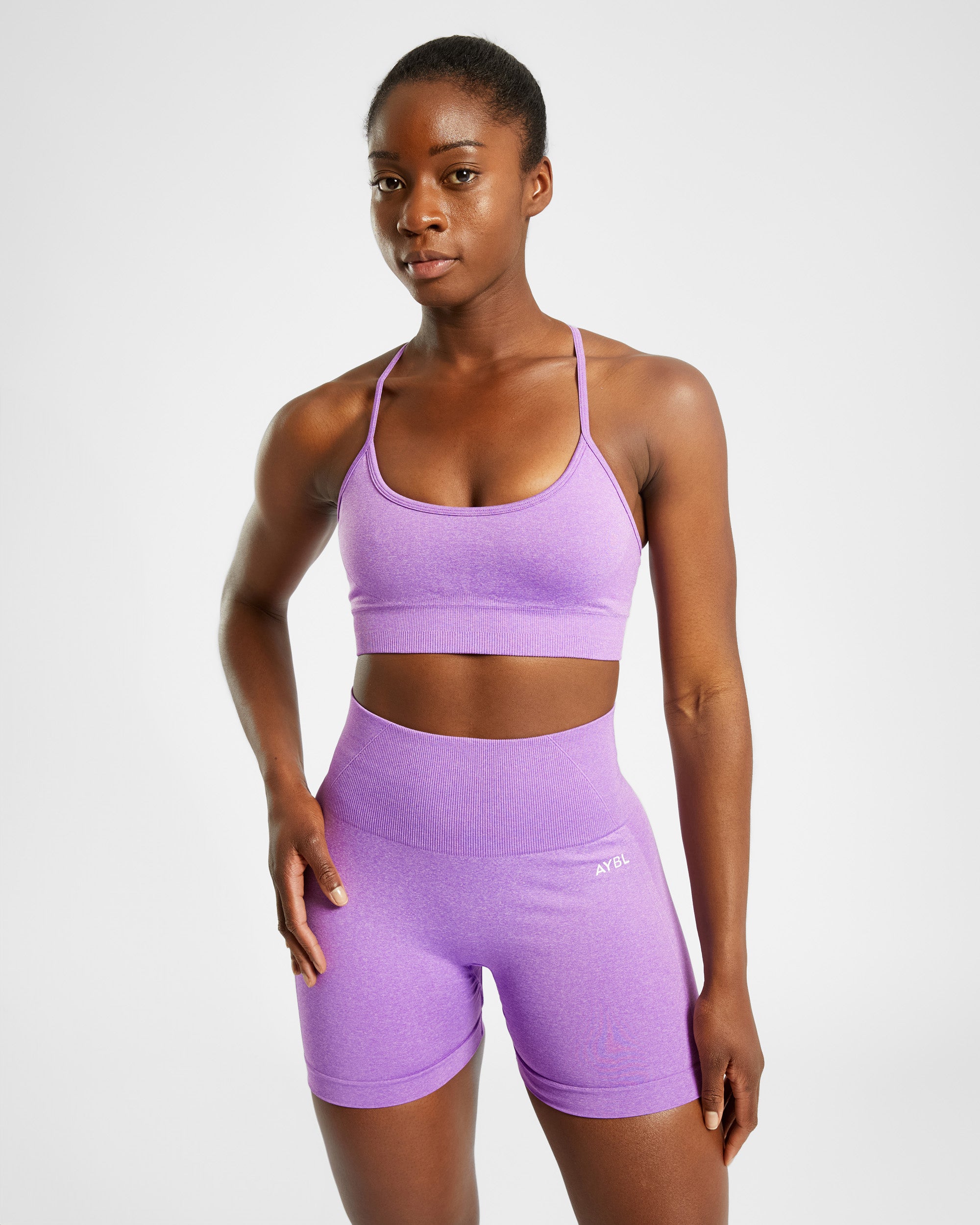 Empower Seamless Sports Bra - Paars Marl