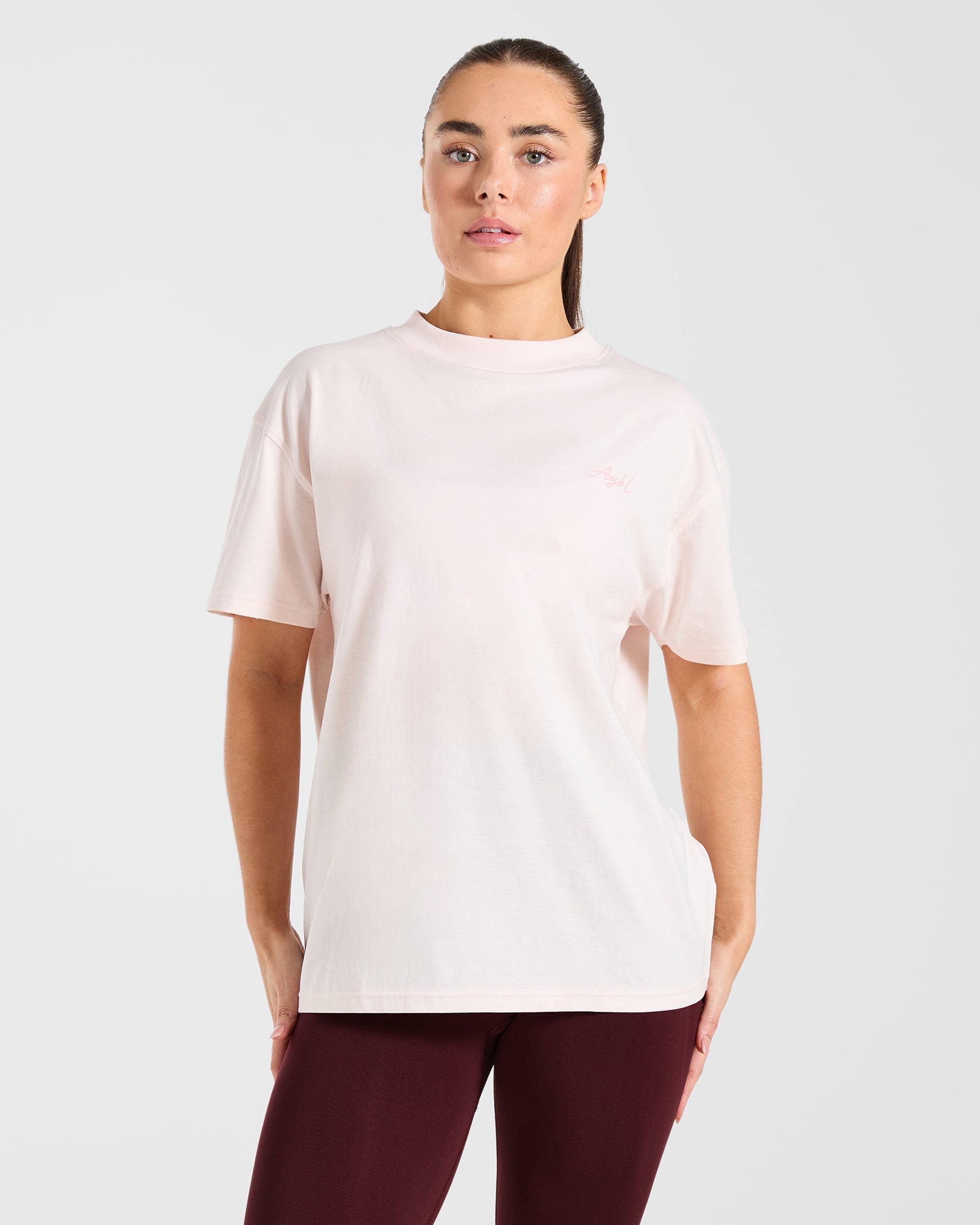 AYBL Studio Oversized T Shirt - Roze