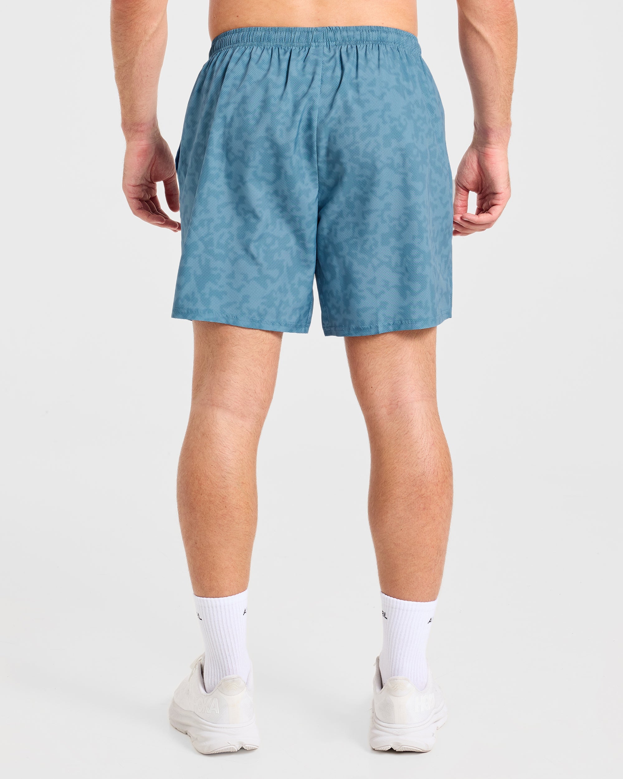 Core 7" Shorts - Blauw Camo