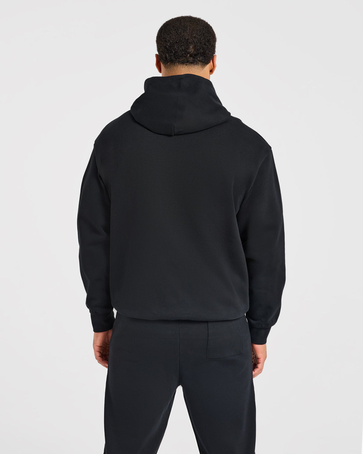 Effortless Oversized Hoodie - Zwart
