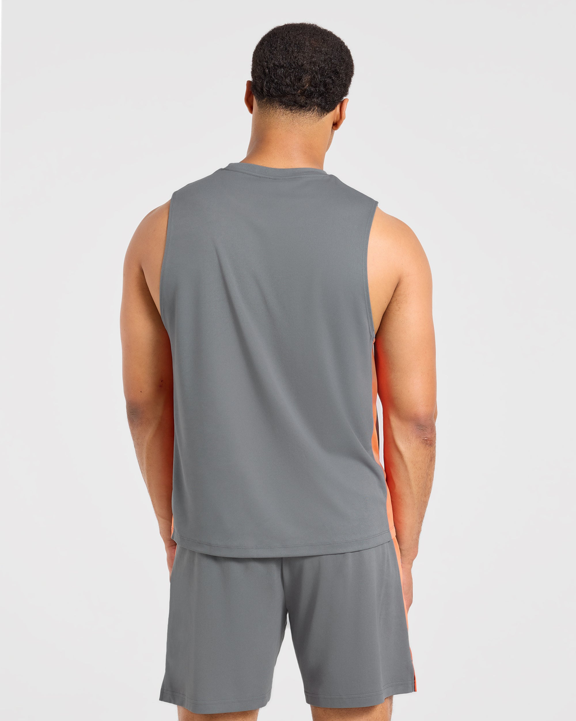 Active Vest - Charcoal/Oranje