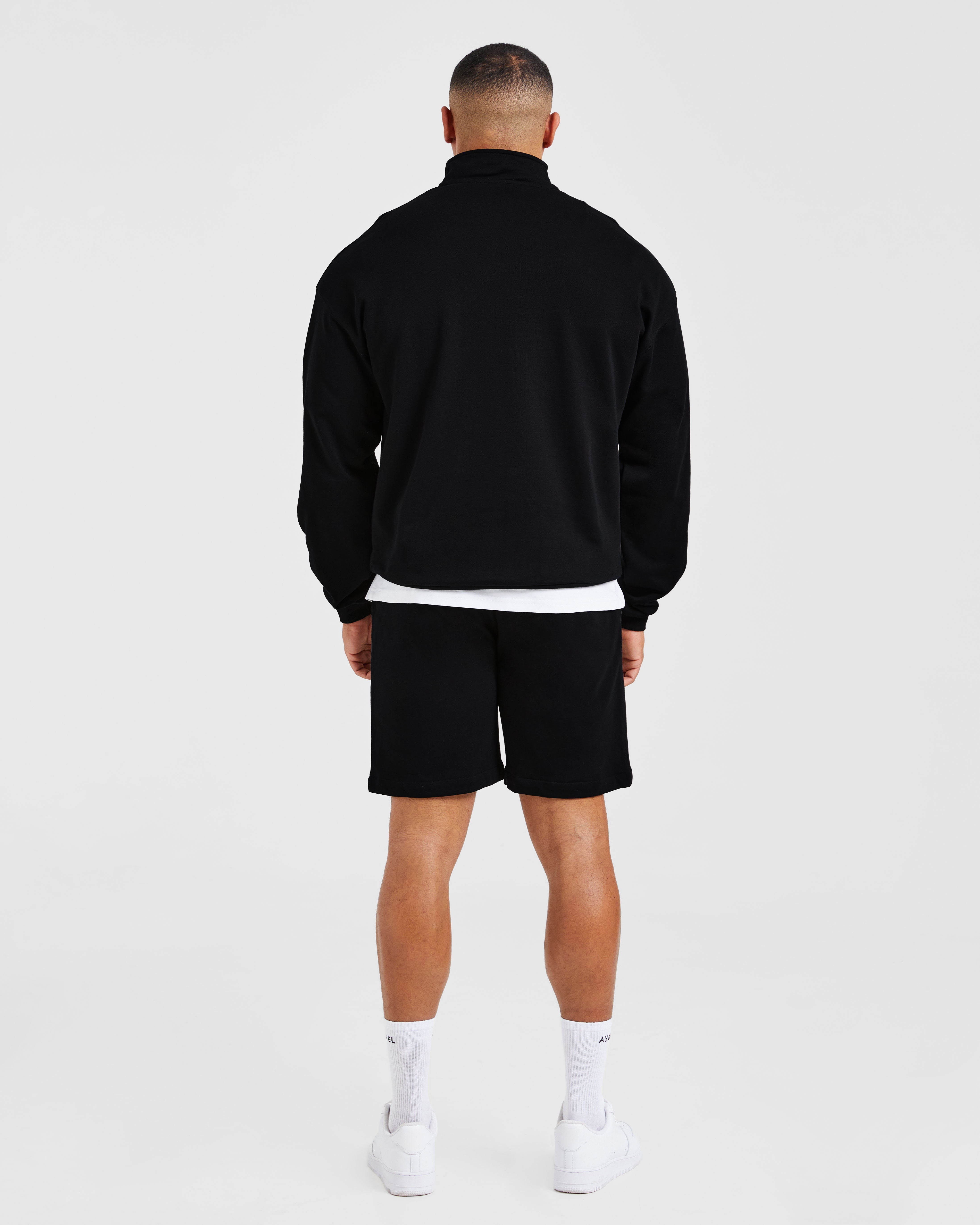 Rebound 1/4 Zip Pullover - Zwart
