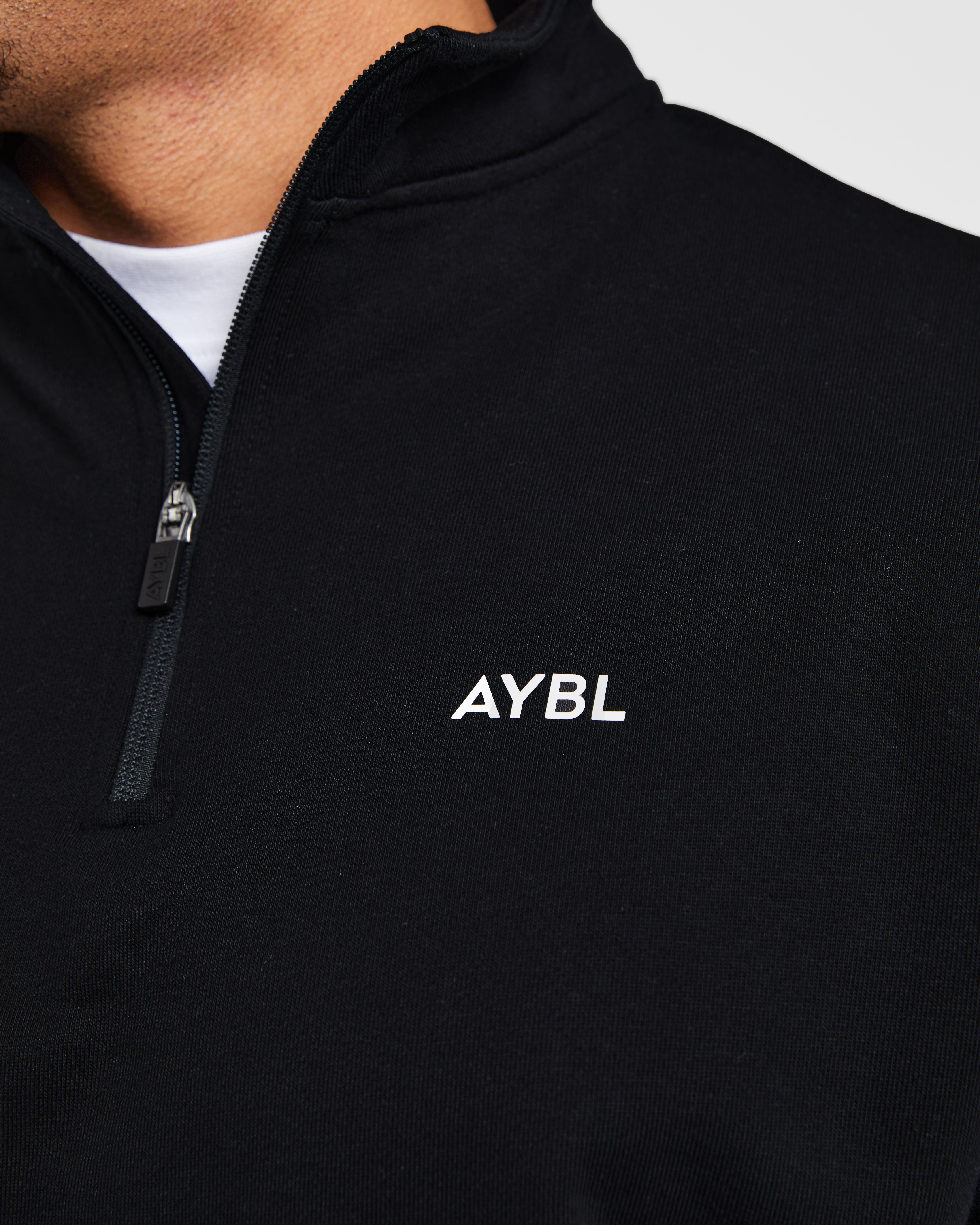 Rebound 1/4 Zip Pullover - Zwart