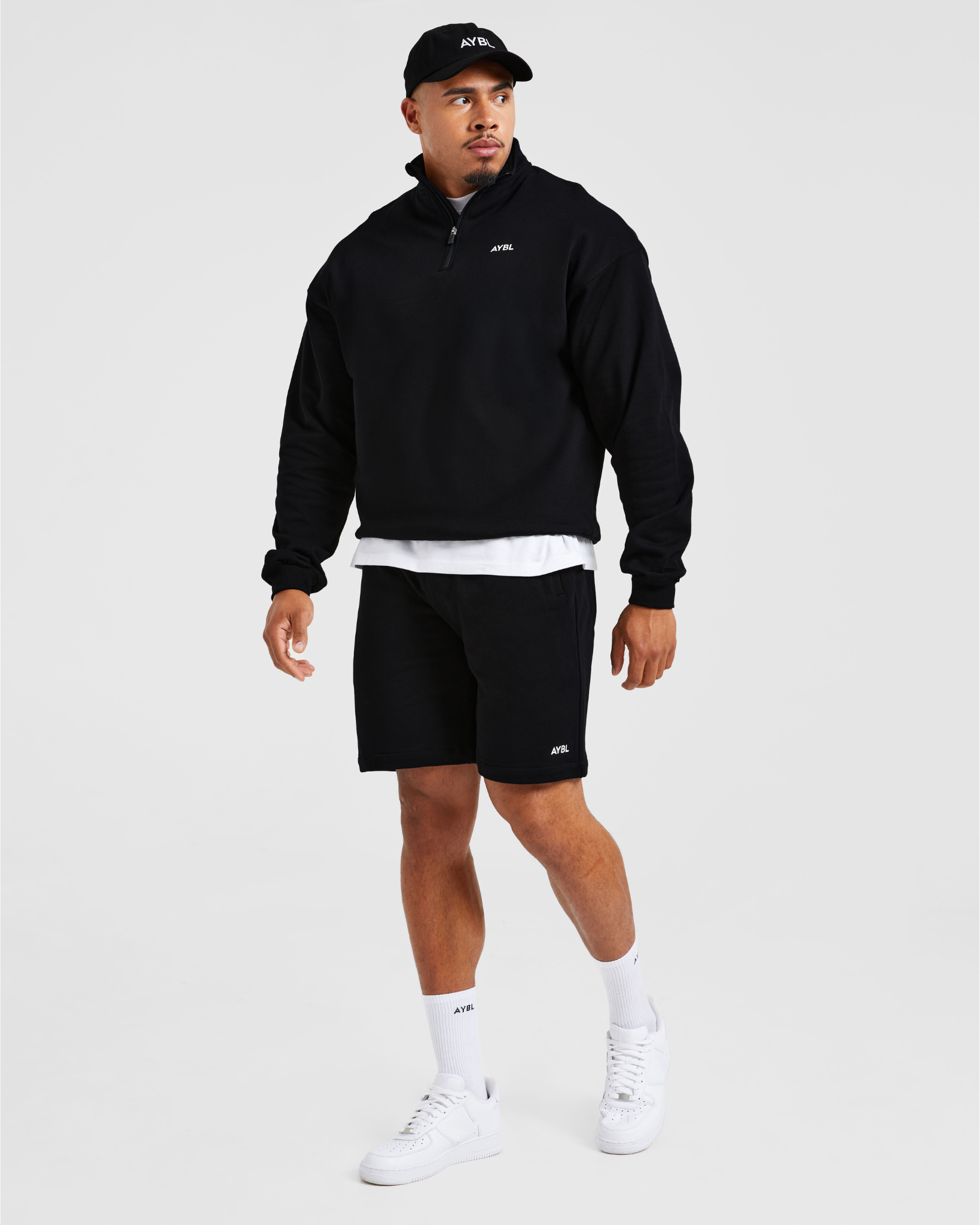 Rebound 1/4 Zip Pullover - Zwart