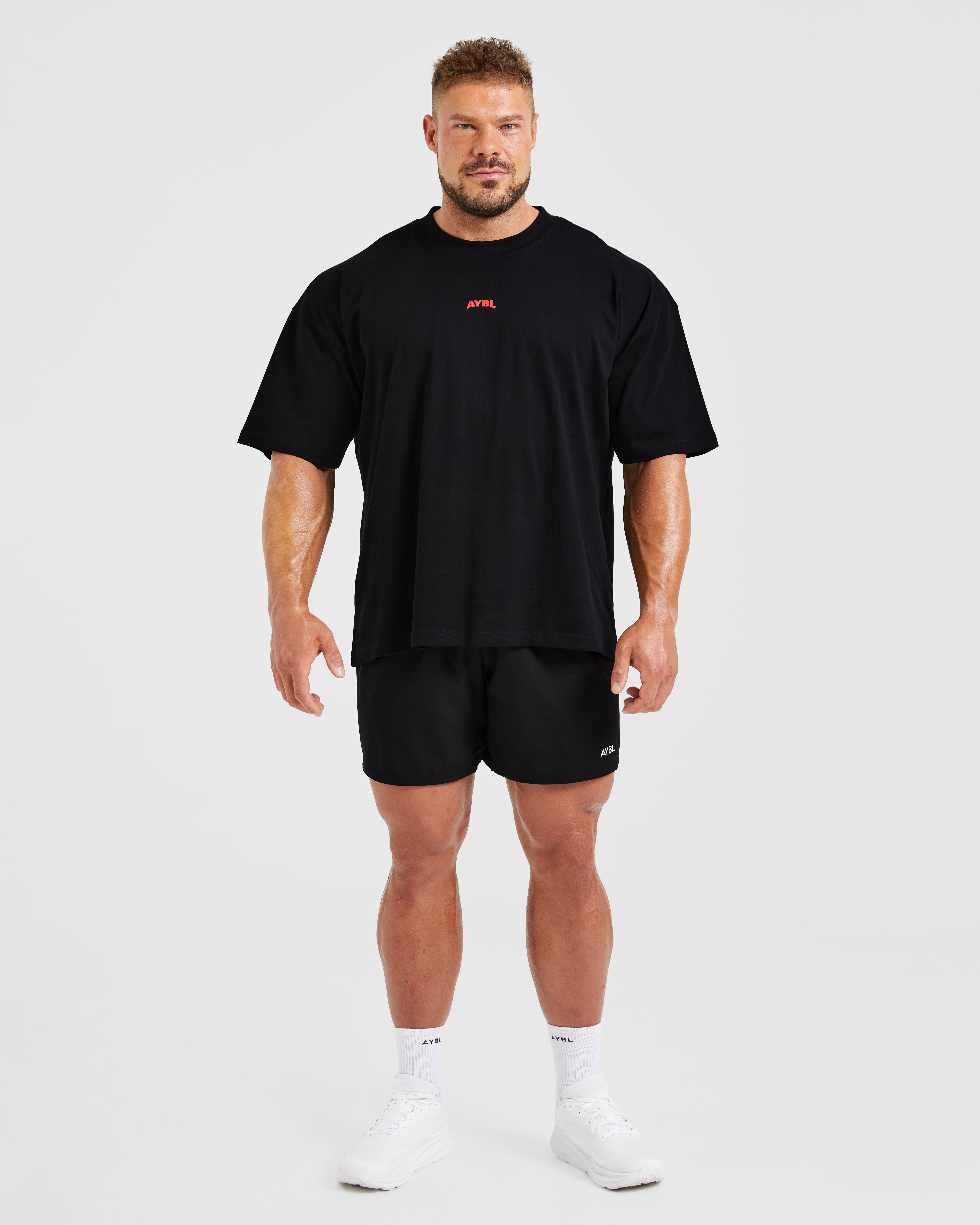 Wesley Vissers X Beyond Limits Oversized T Shirt - Zwart/Charcoal