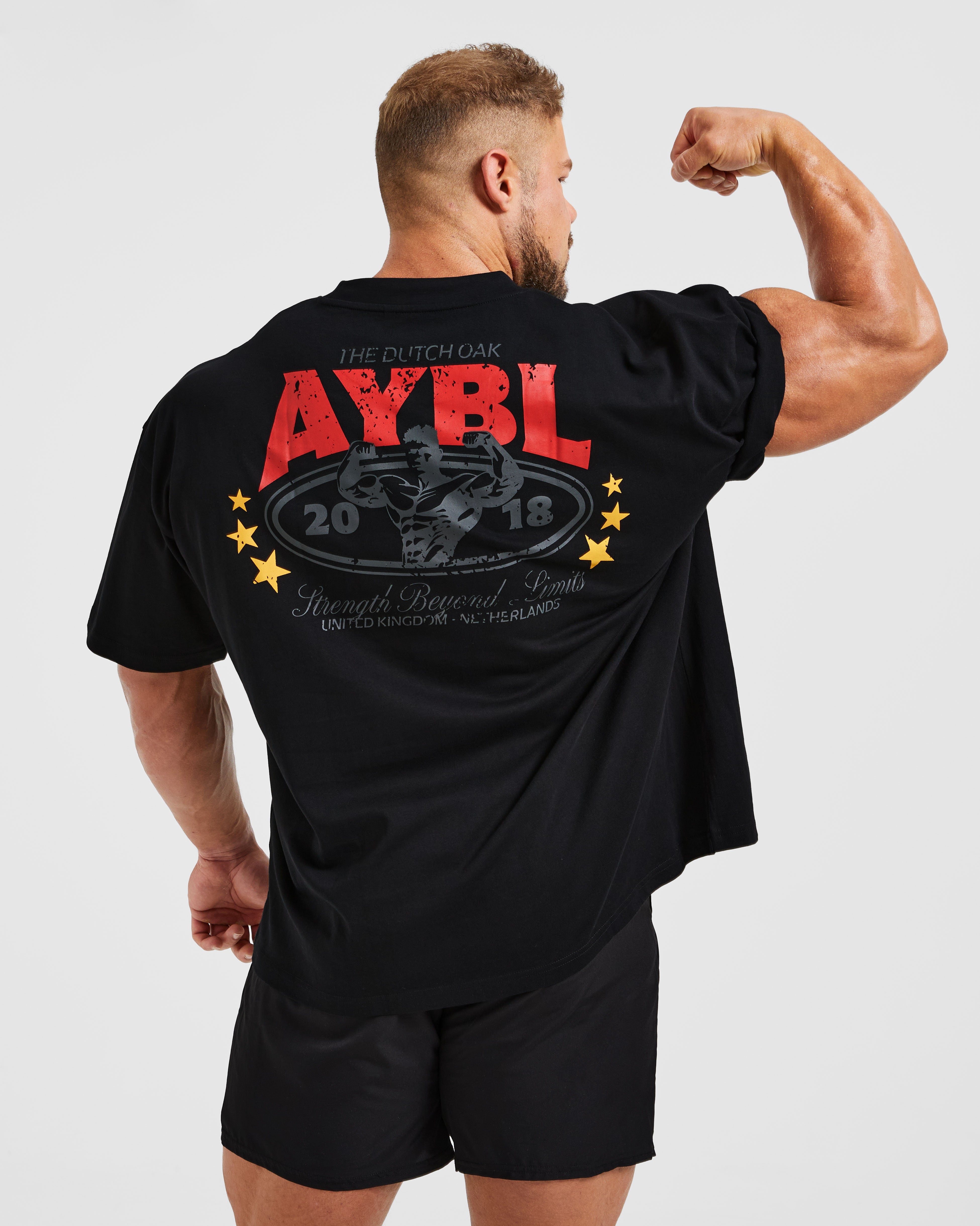 Wesley Vissers X Beyond Limits Oversized T Shirt - Zwart/Charcoal