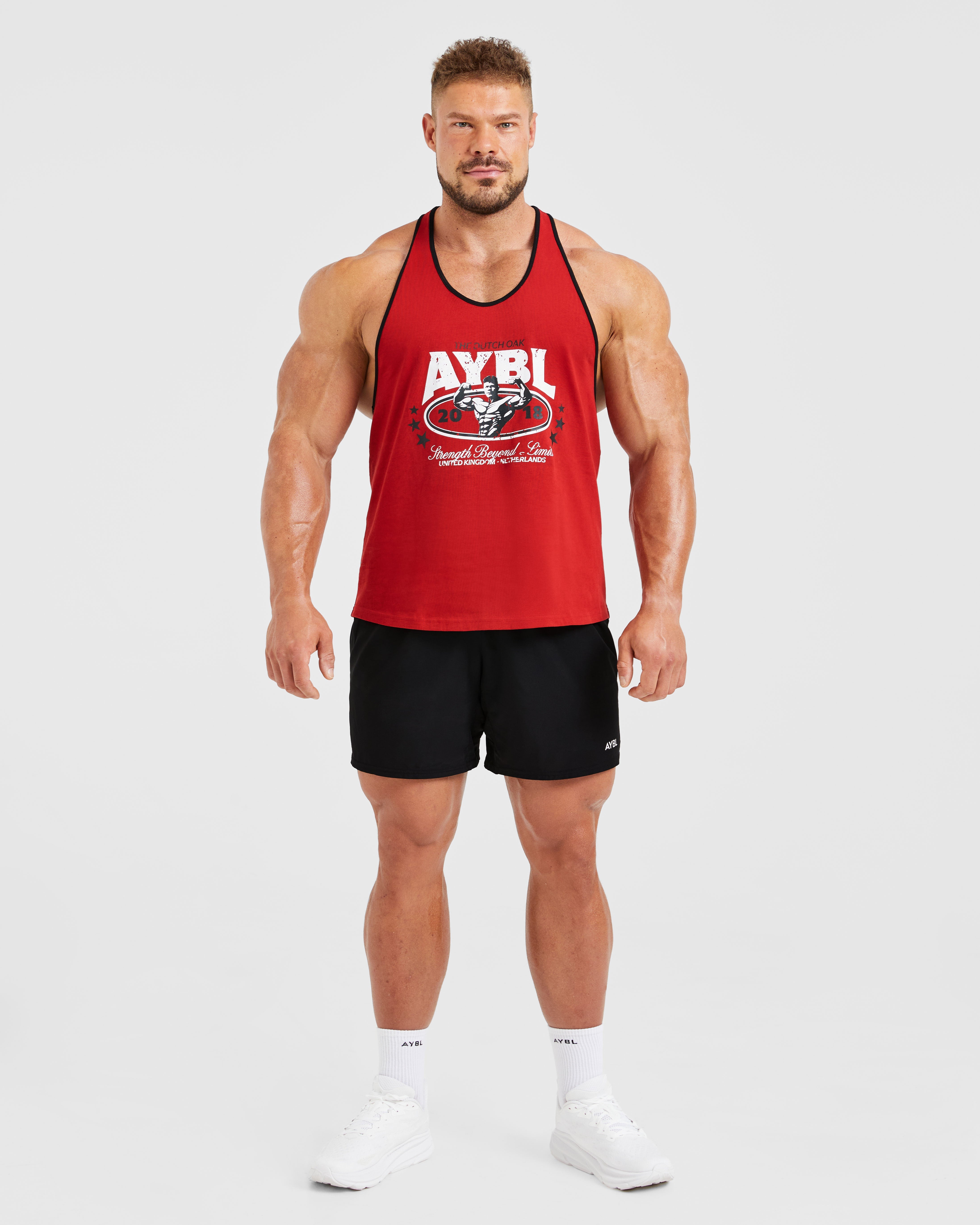 Wesley Vissers X Beyond Limits Stringer - Rood/Zwart