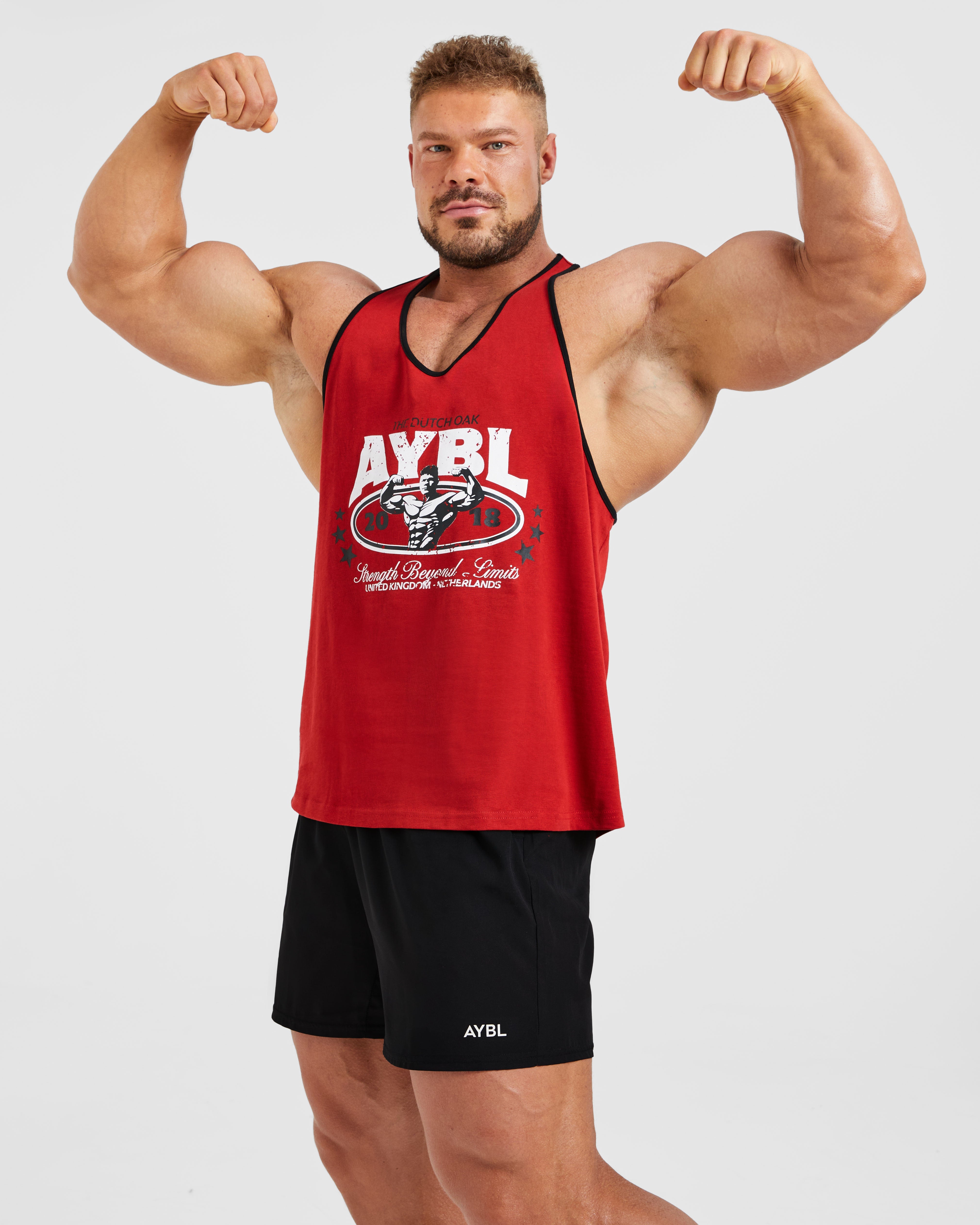 Wesley Vissers X Beyond Limits Stringer - Rood/Zwart
