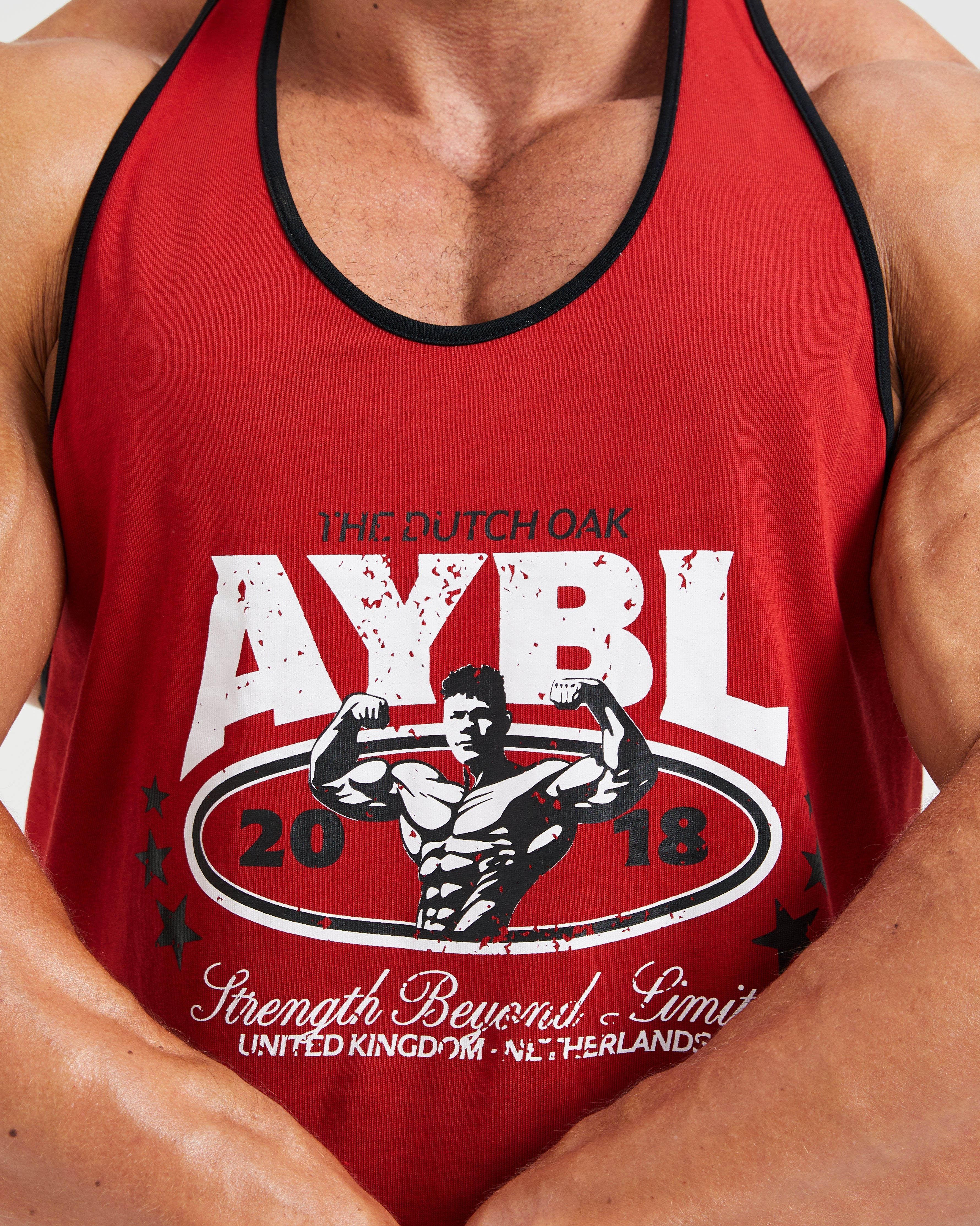 Wesley Vissers X Beyond Limits Stringer - Rood/Zwart