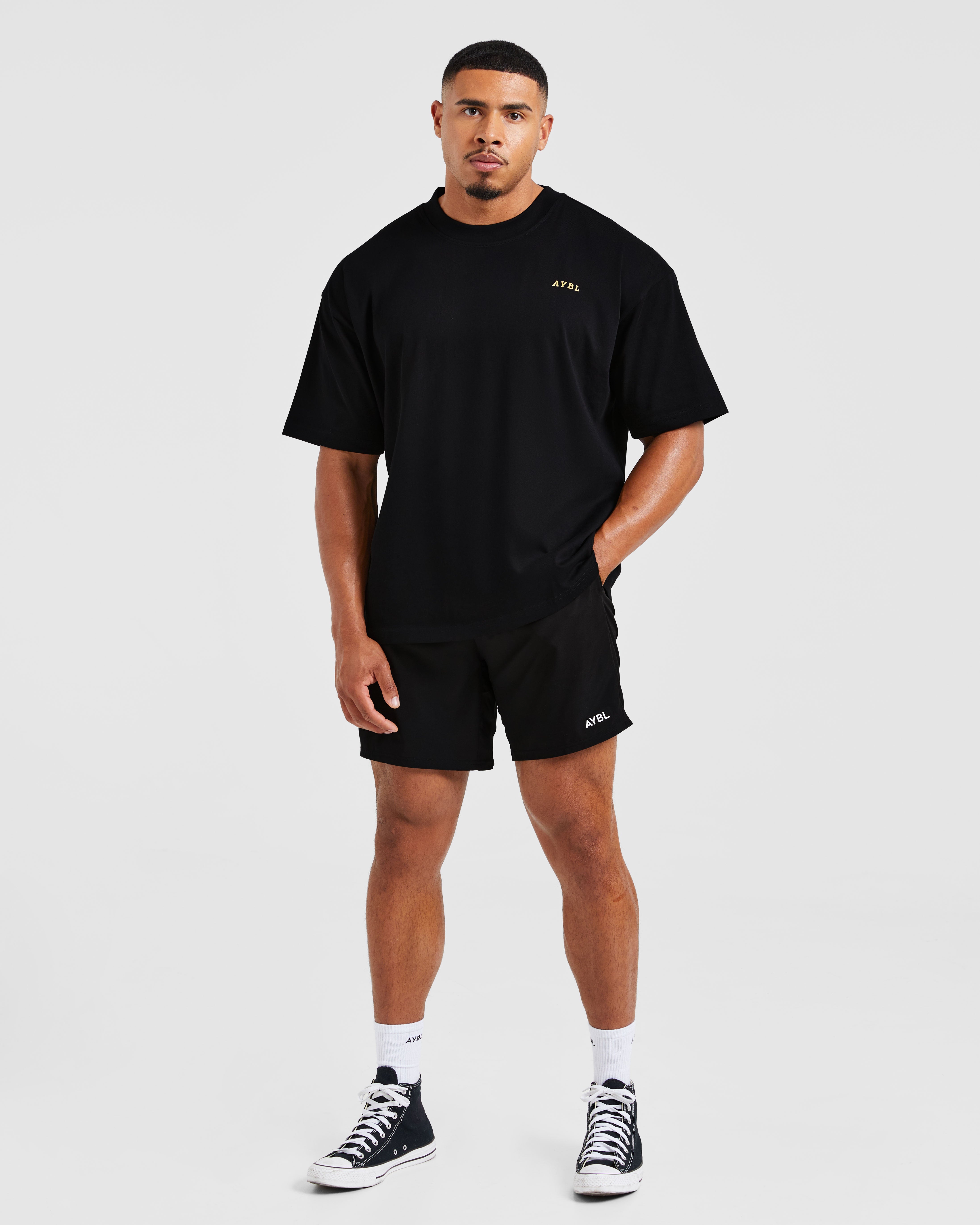Wesley Vissers X Golden Pump Oversized T Shirt - Zwart