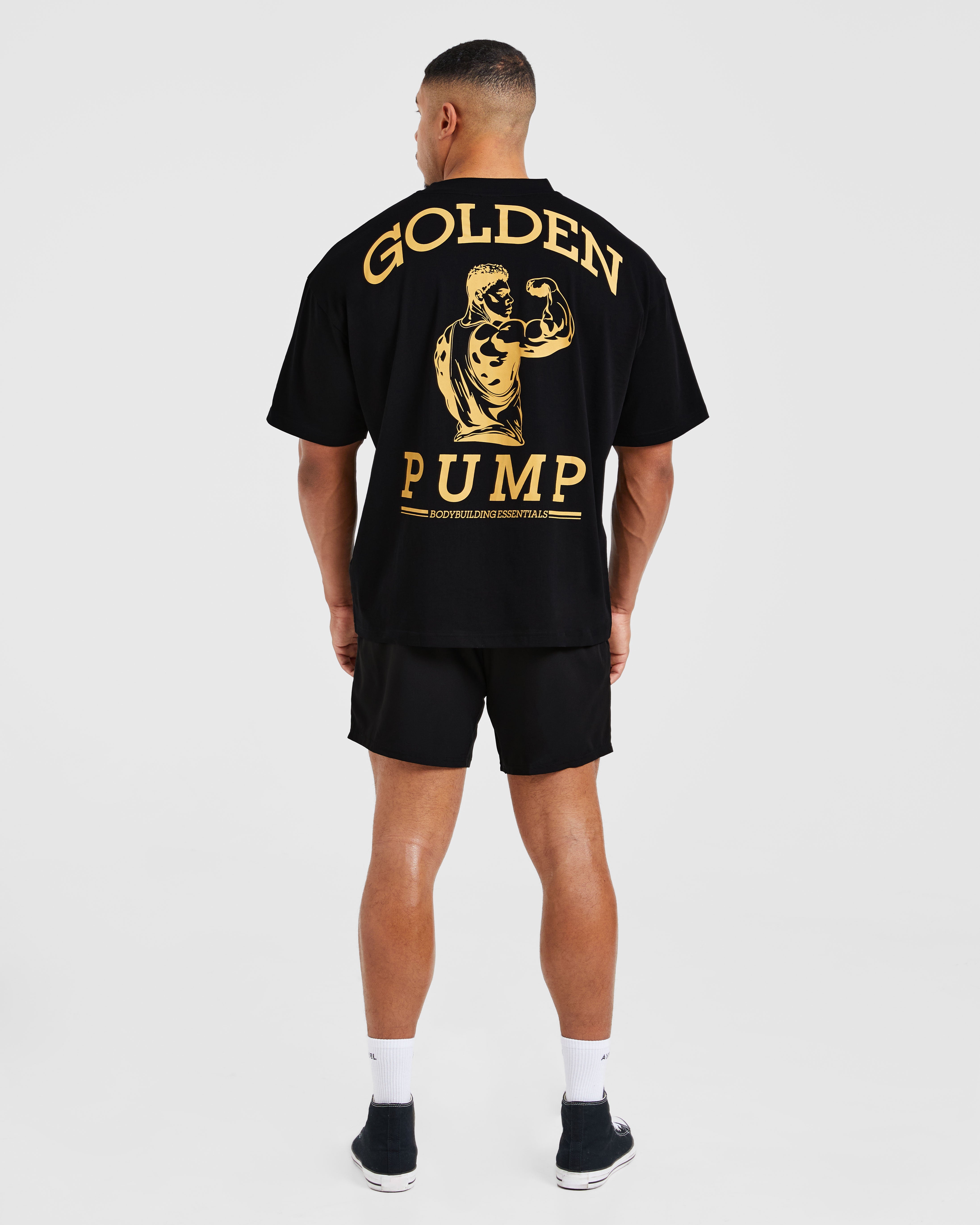 Wesley Vissers X Golden Pump Oversized T Shirt - Zwart