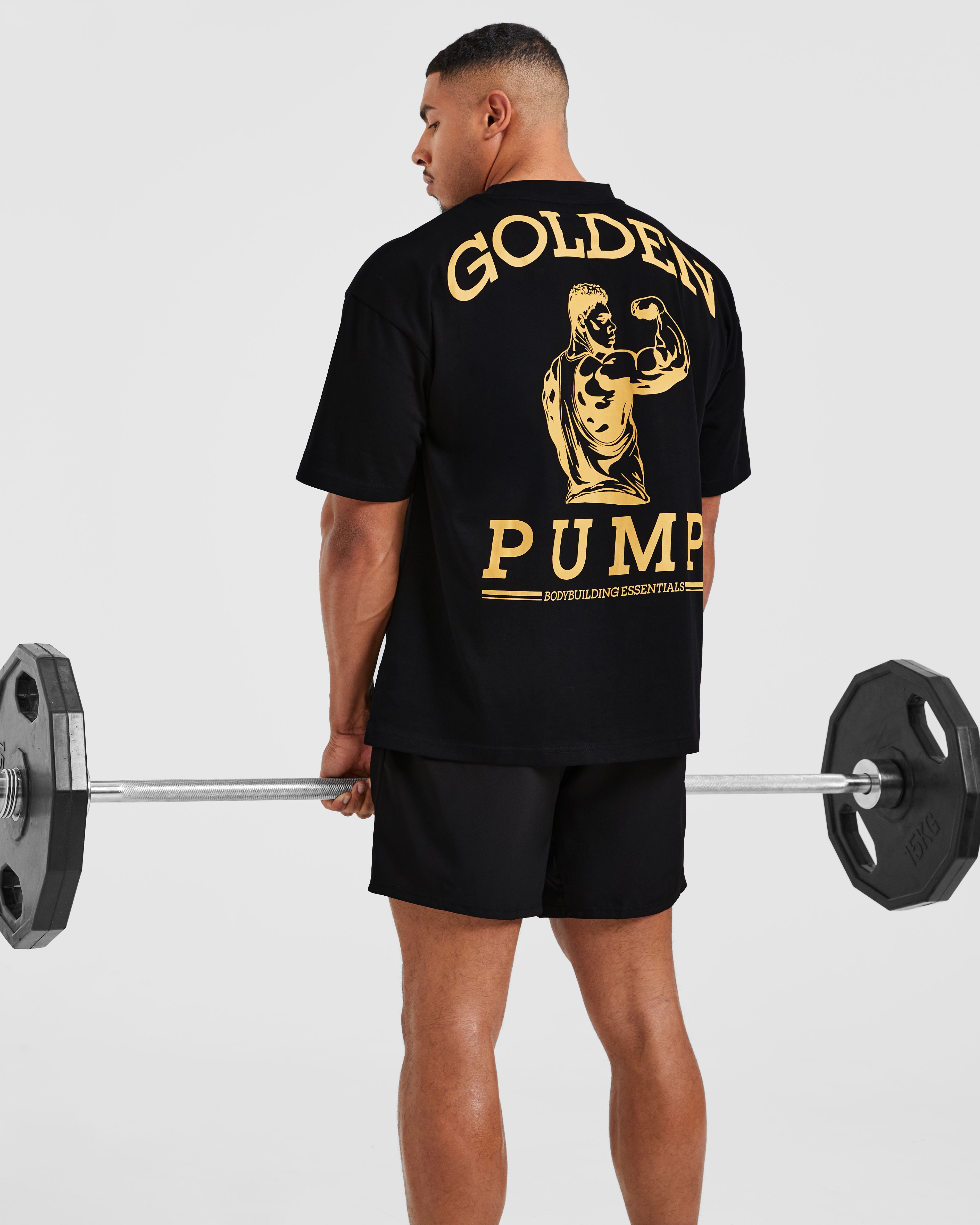 Wesley Vissers X Golden Pump Oversized T Shirt - Zwart