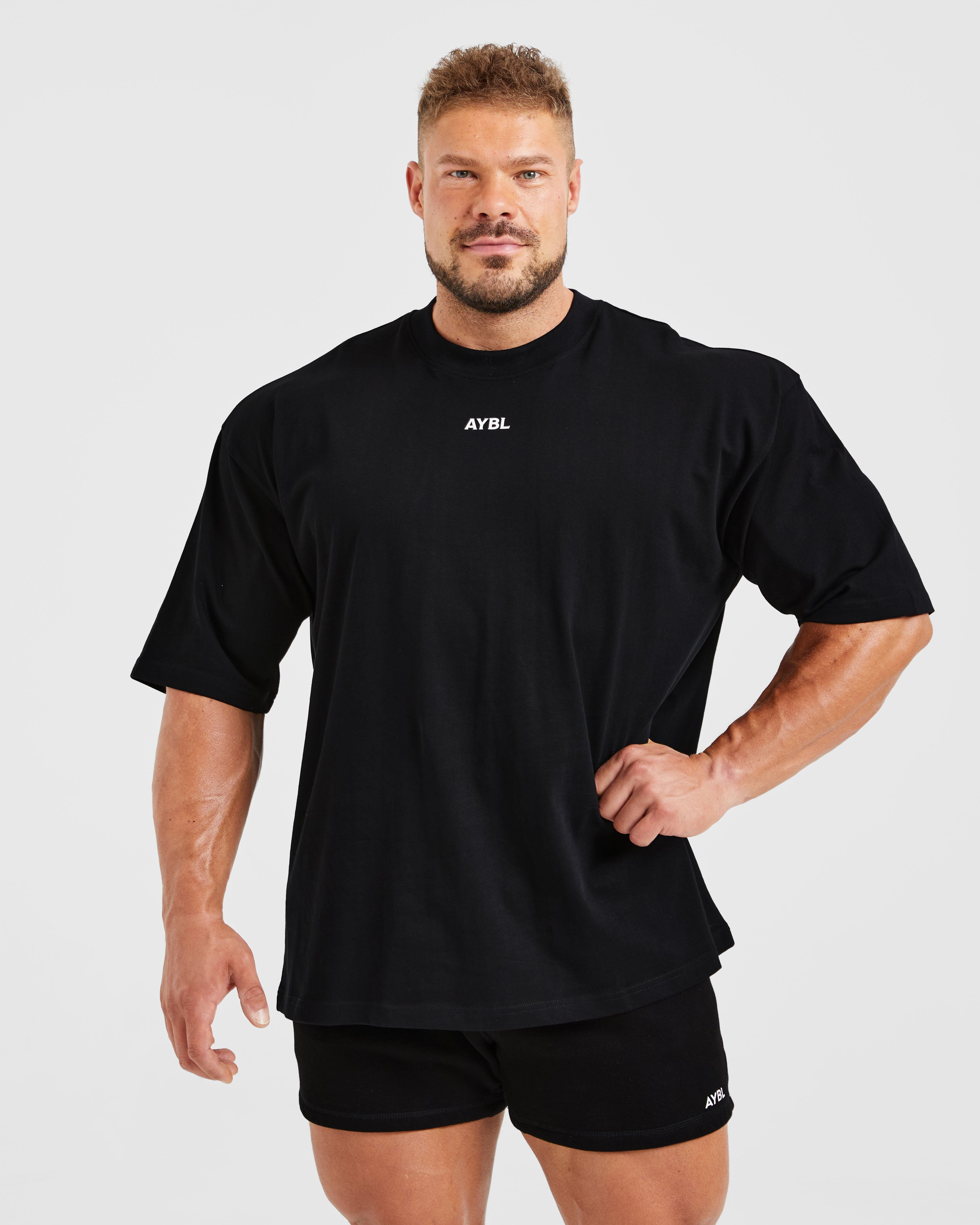 Wesley Vissers X Dutch Oak Oversized T Shirt - Zwart/Wit
