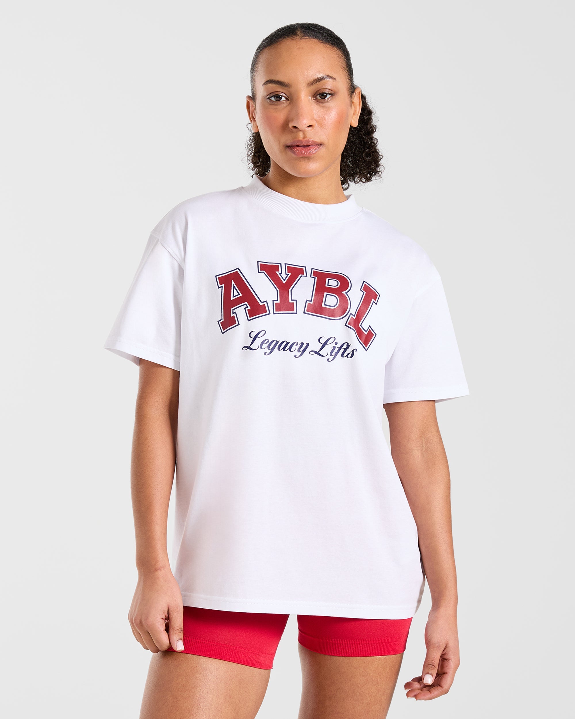 Legacy Lifts Oversized T Shirt - Wit