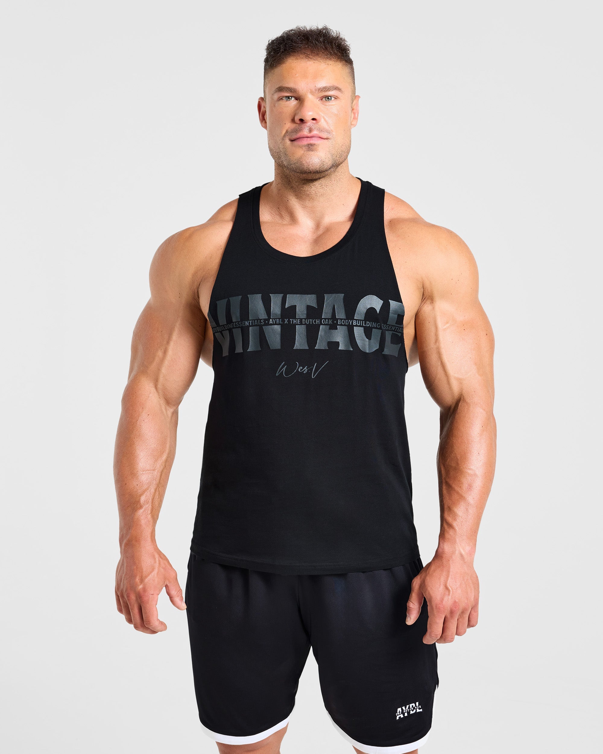 Wesley Vissers x Vintage Loose Stringer - Zwart