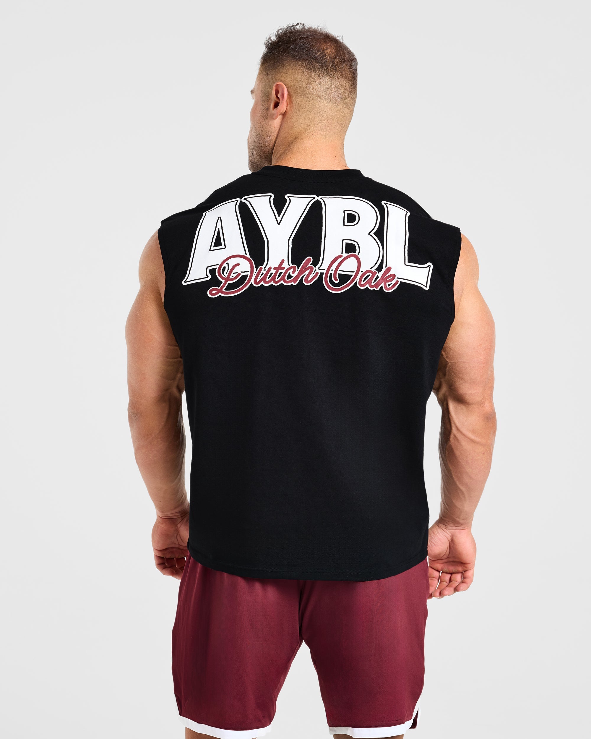 Wesley Vissers x AYBL Dutch Oak Oversized Tank - Zwart