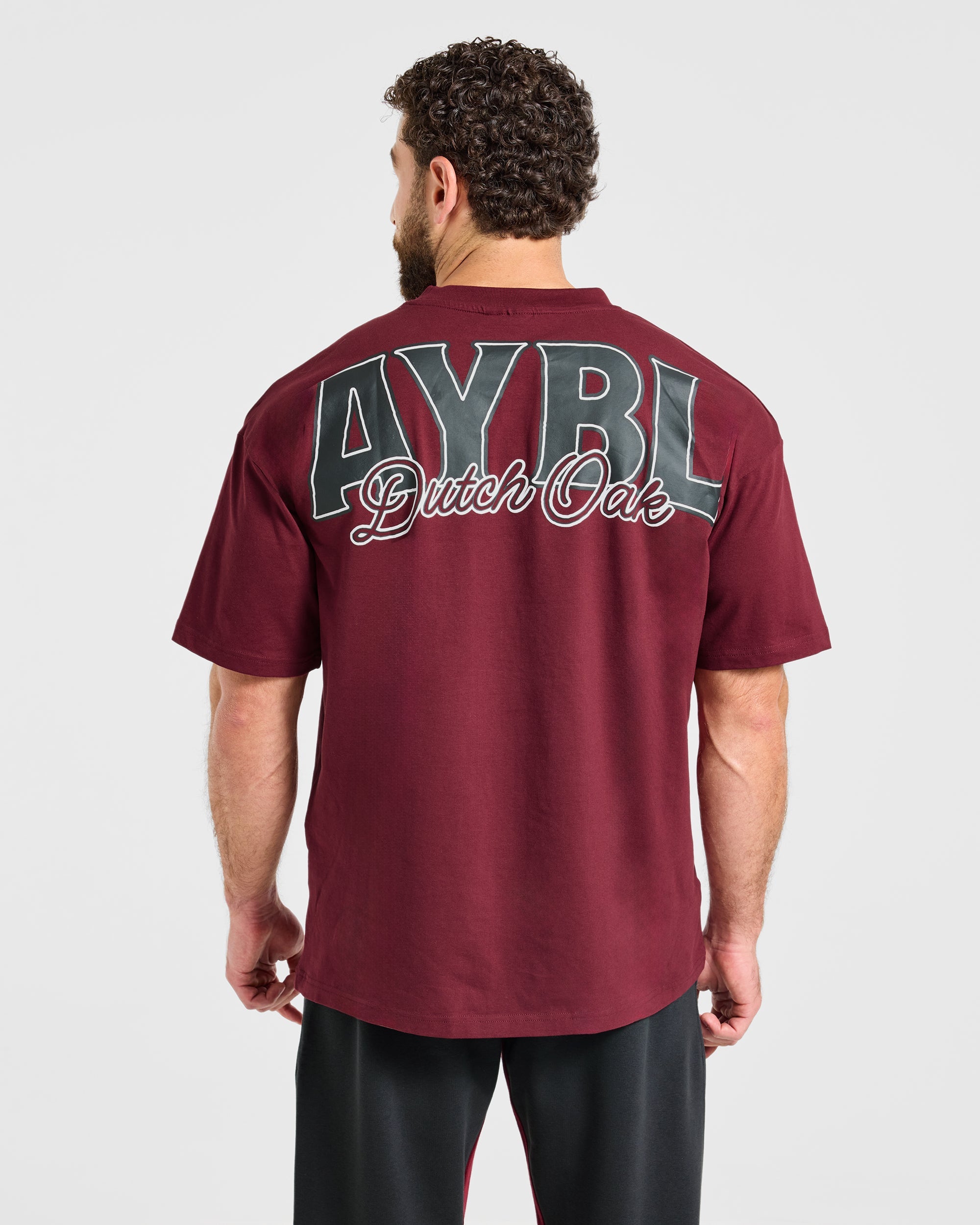 Wesley Vissers x AYBL Dutch Oak Oversized T Shirt - Port Rood