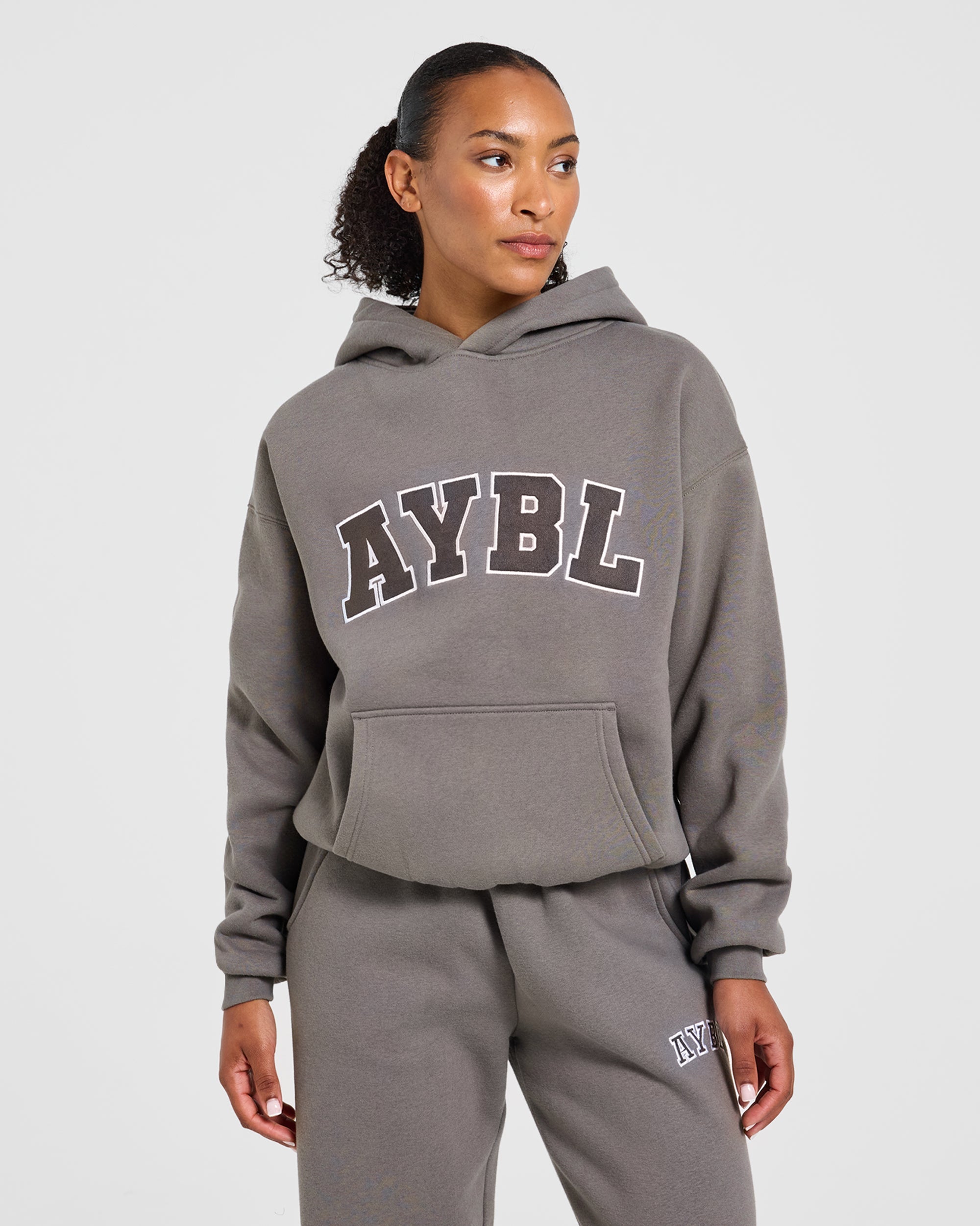 Varsity 2.0 Oversized Hoodie - Slate Bruin