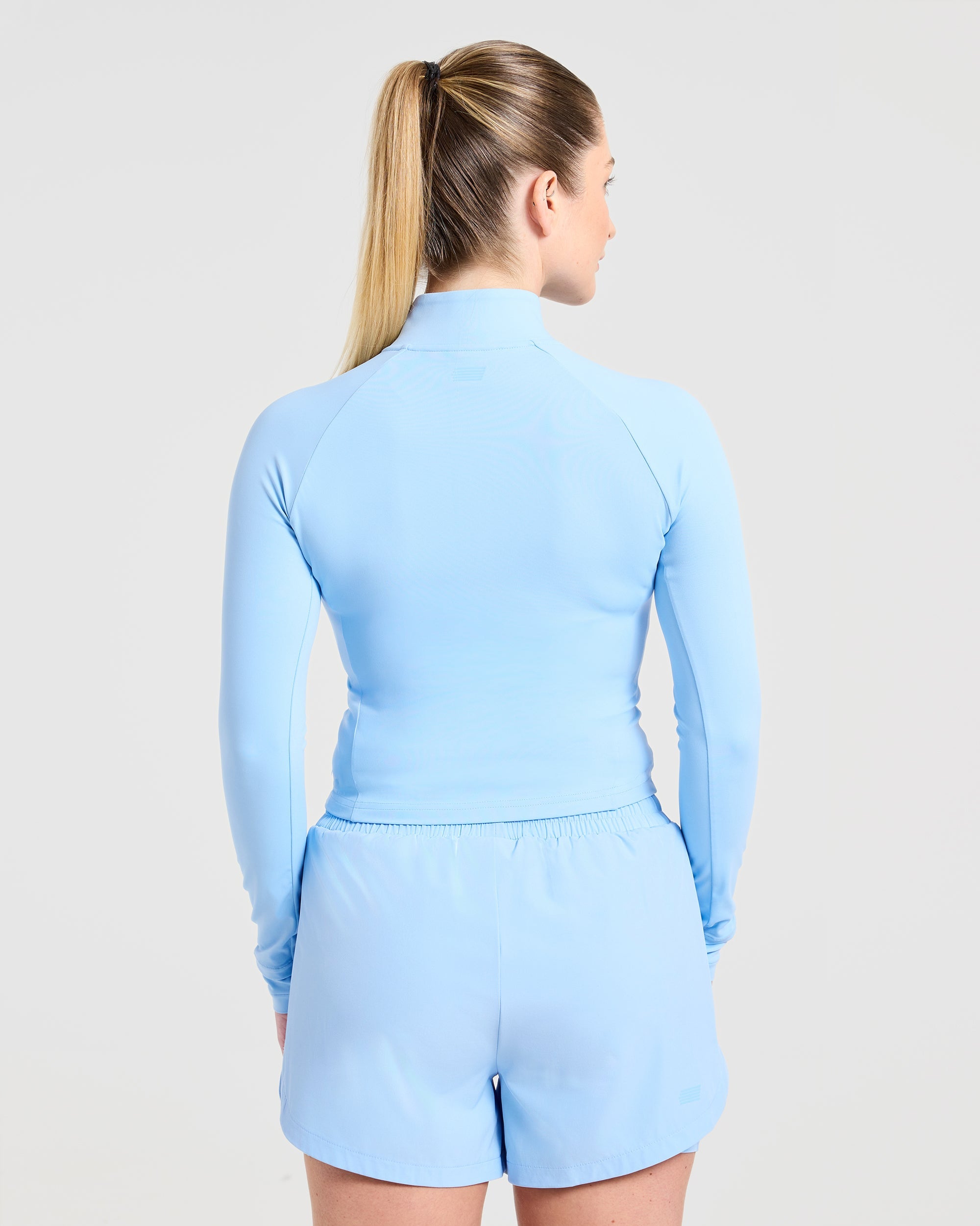 Run Zip Jacket - Spring Blauw