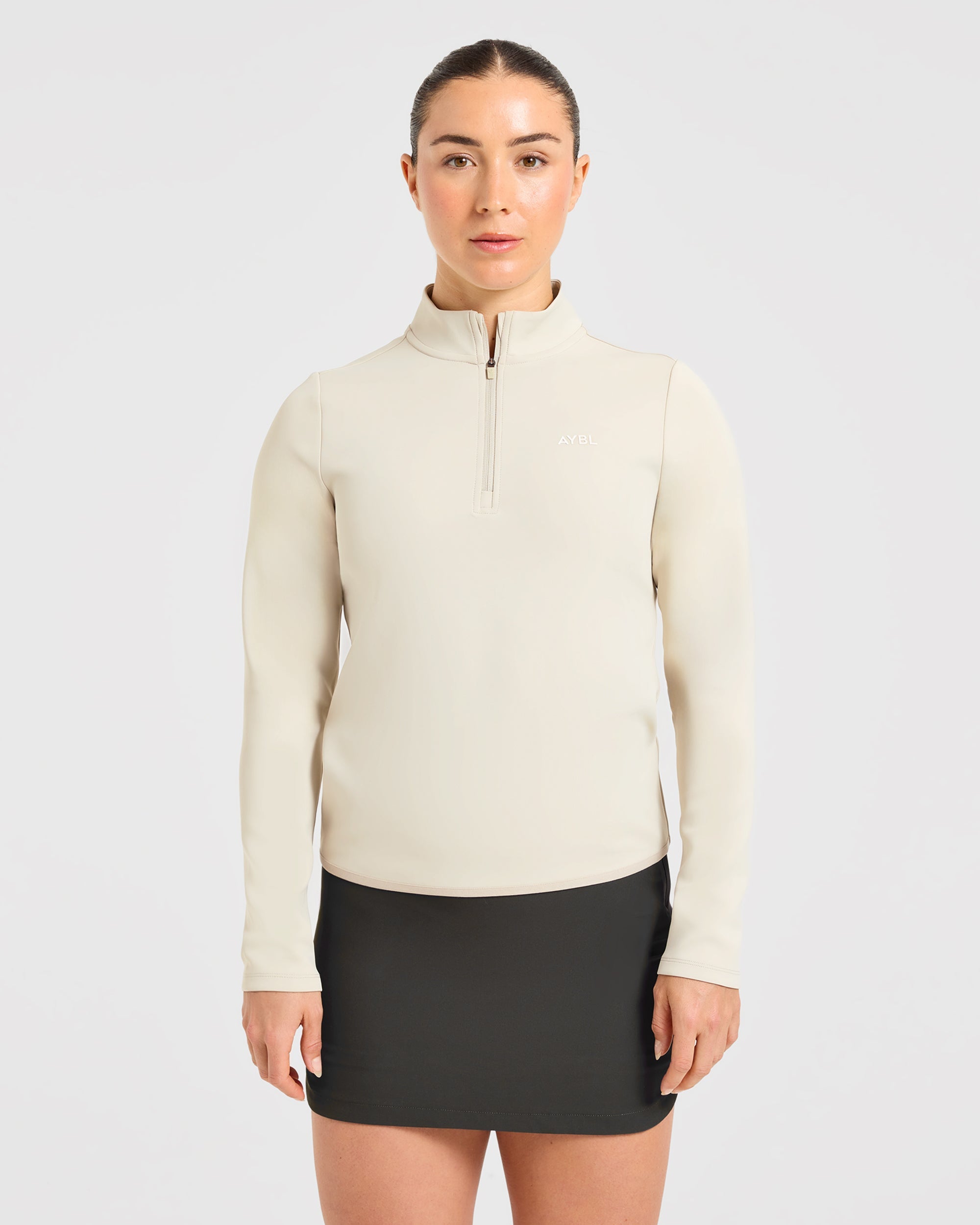 Classic 1/4 Zip Pullover - Sand