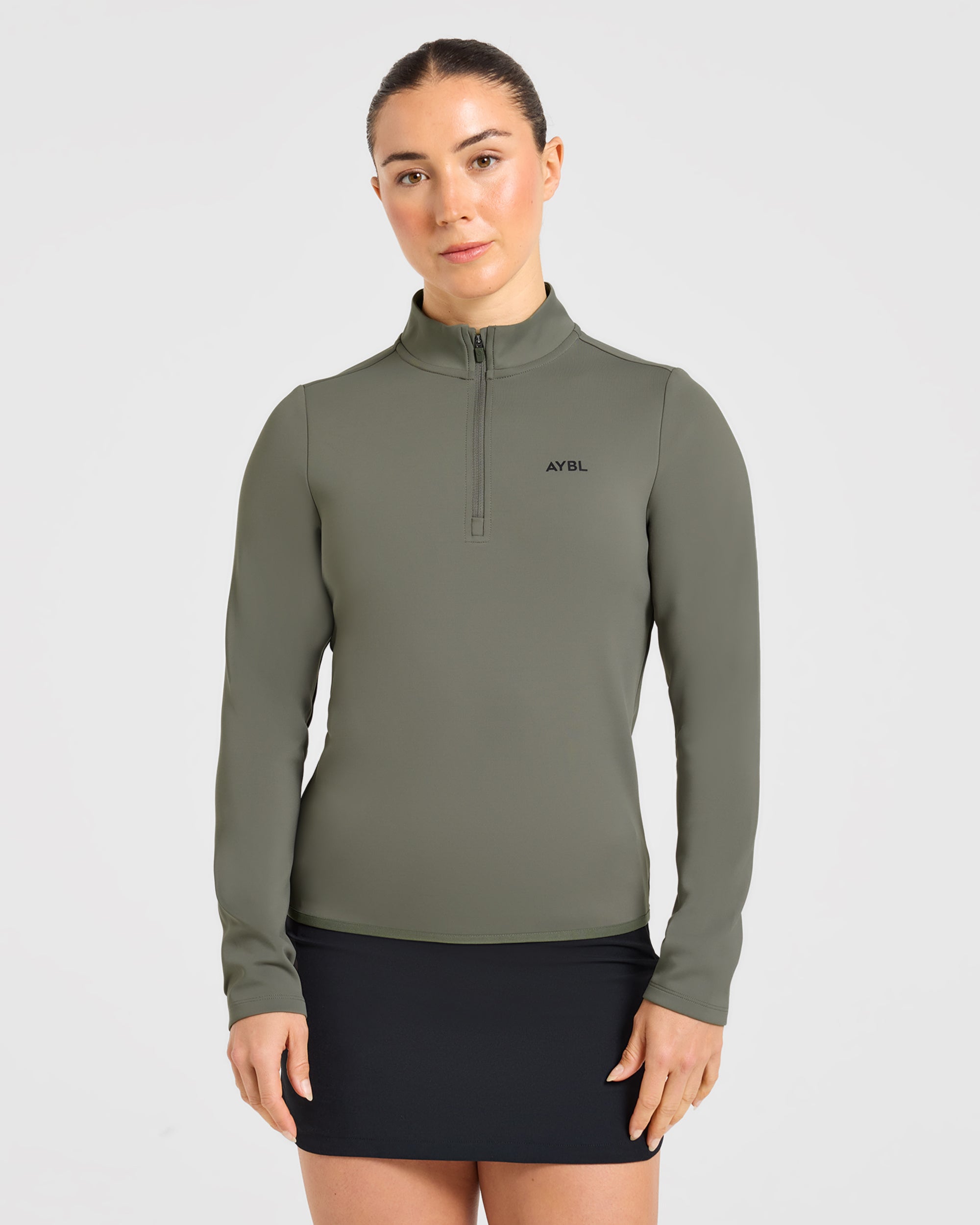 Classic 1/4 Zip Pullover - Deep Sage