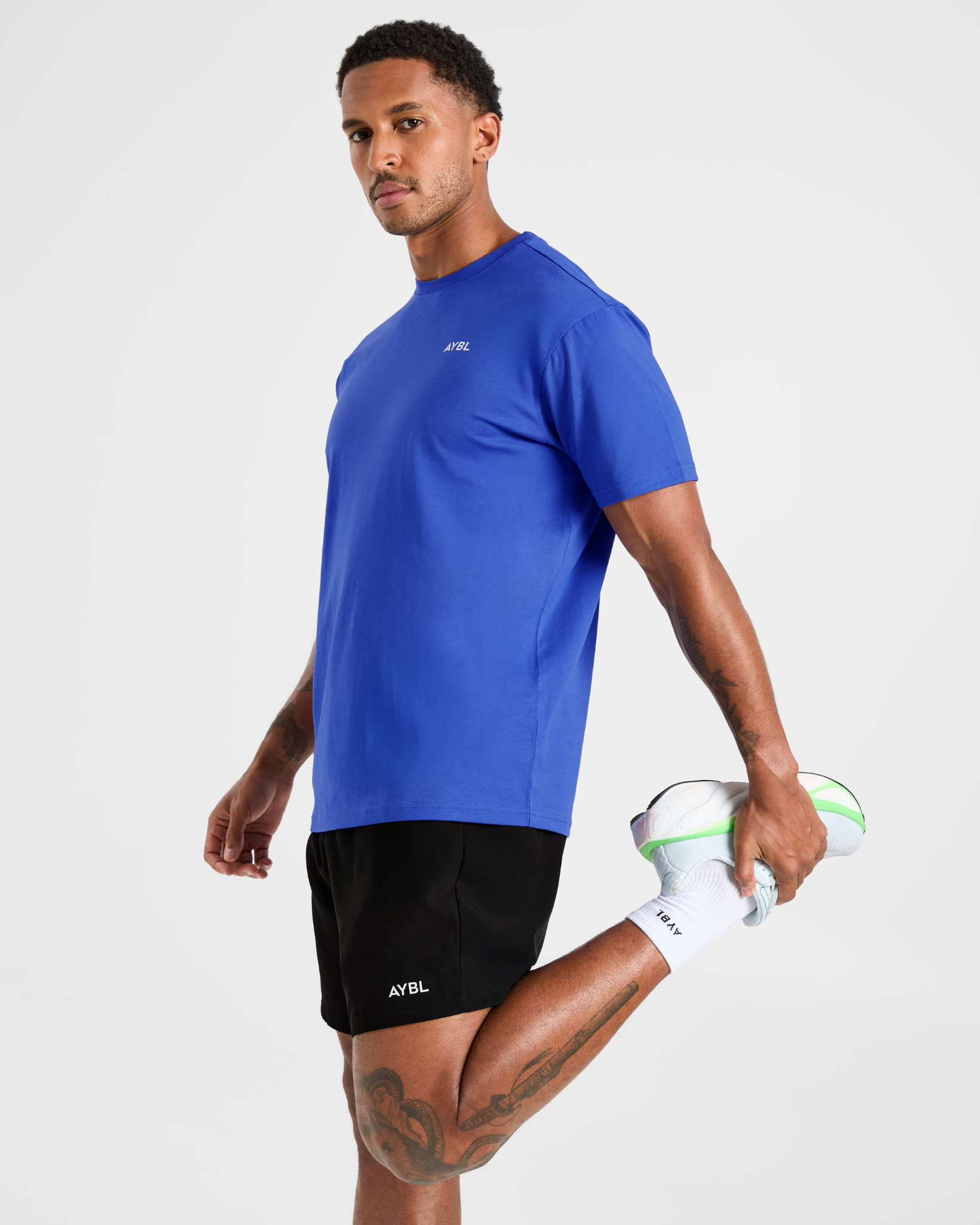 Essential T Shirt - Cobalt Blauw