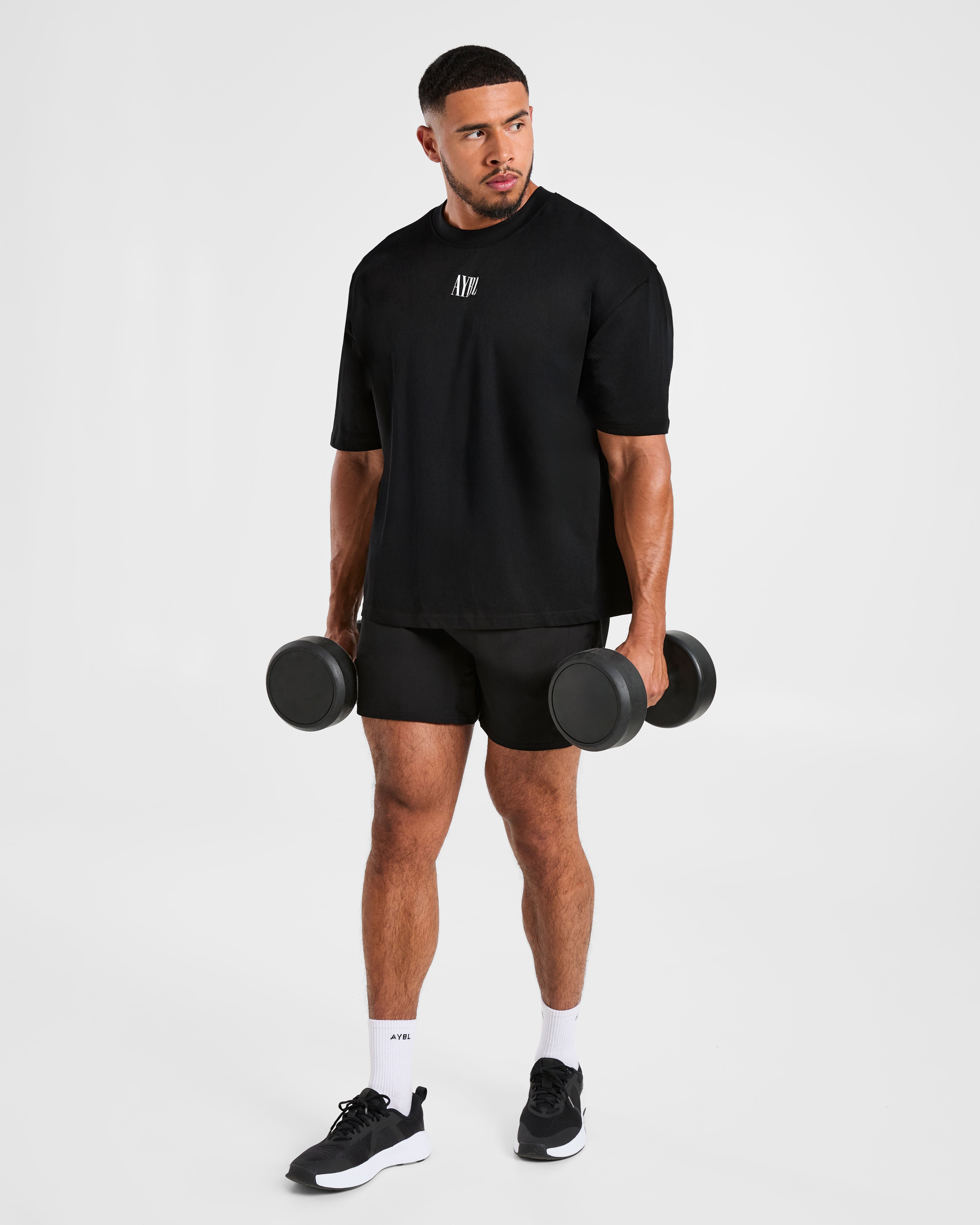Wesley Vissers x Champion Mindset Oversized T Shirt - Zwart