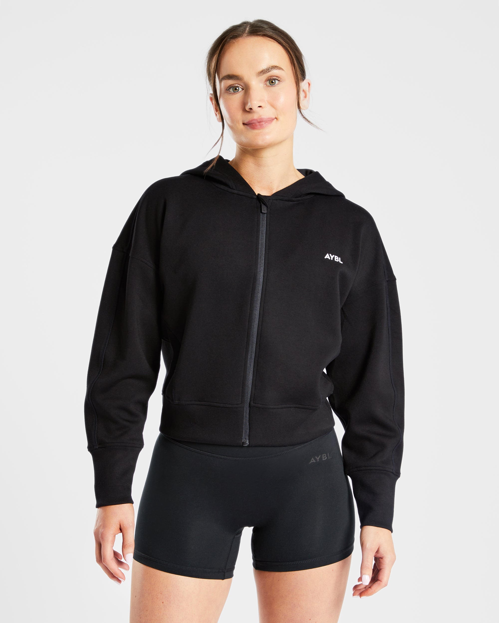 Zip Up Jacket - Zwart