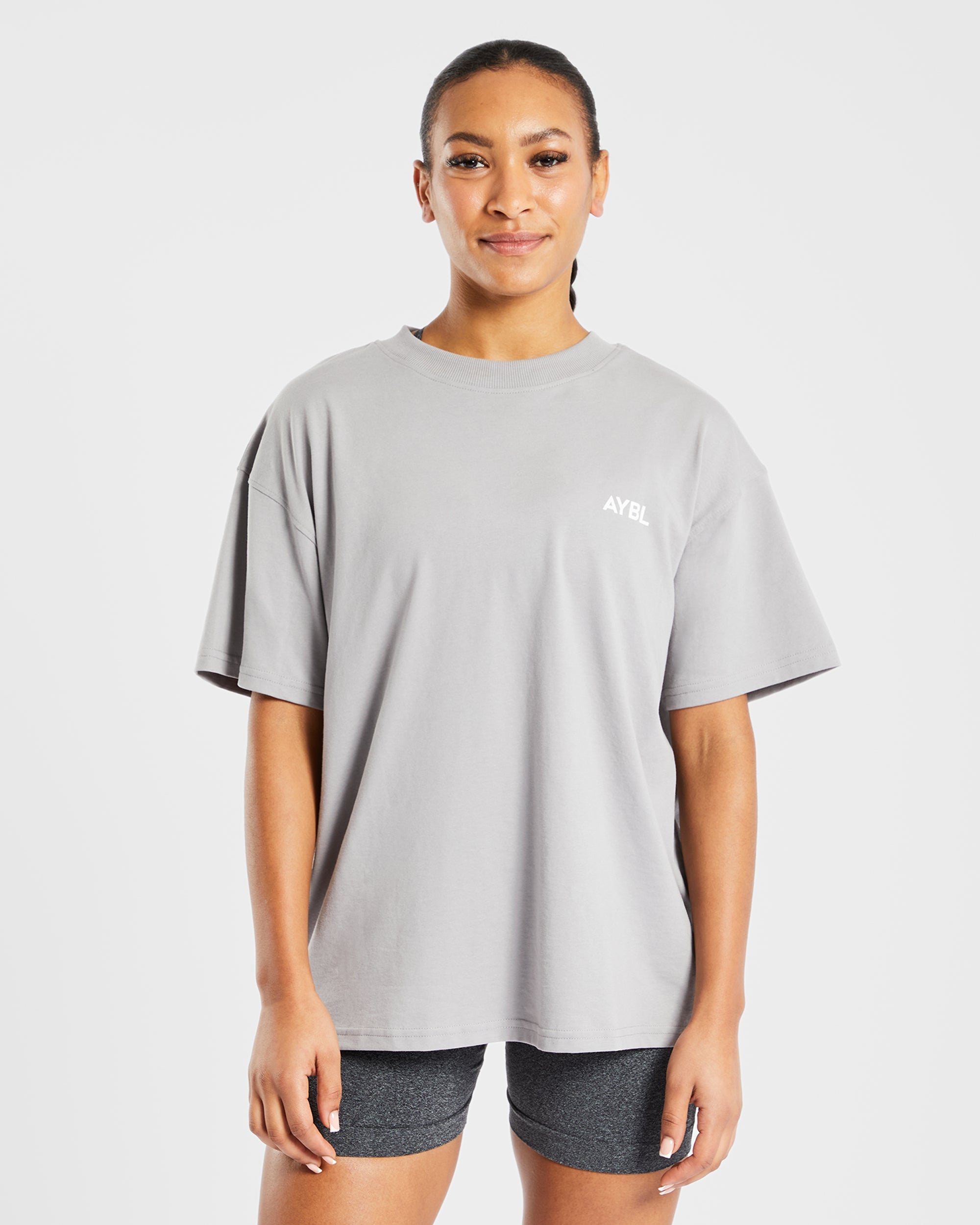 AYBL Club Oversized T Shirt - Grijs