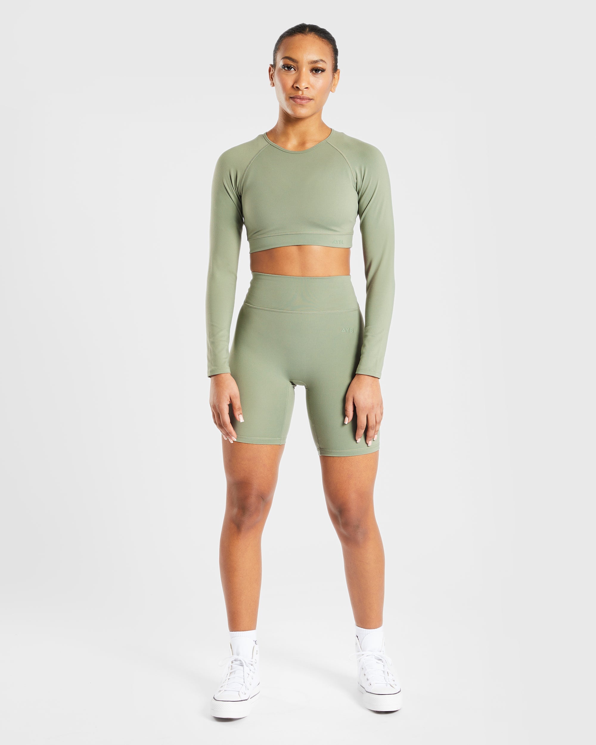 Staple Cycling Shorts - Olive Groen