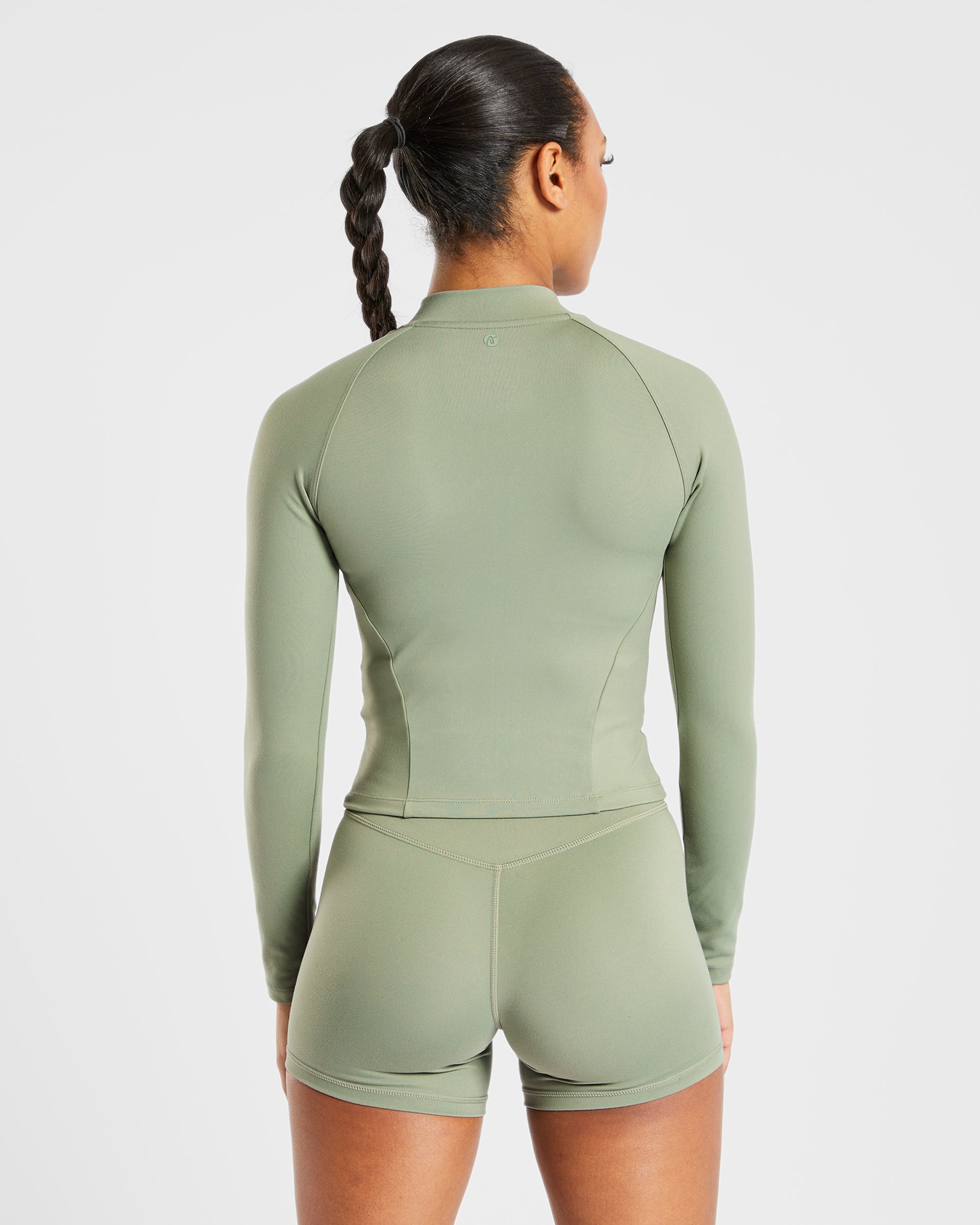 Staple Zip Jacket - Olive Groen