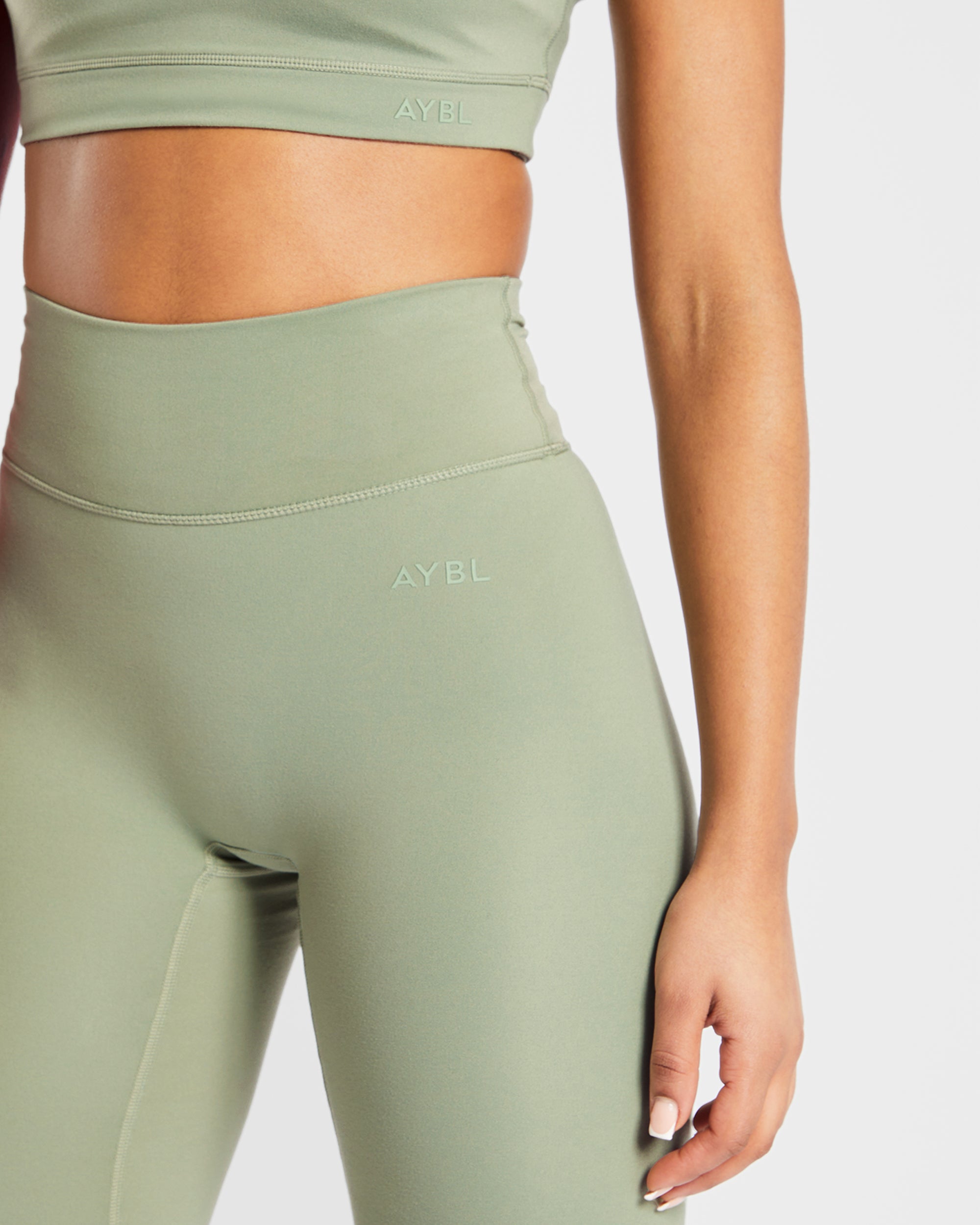 Staple Leggings - Olive Groen