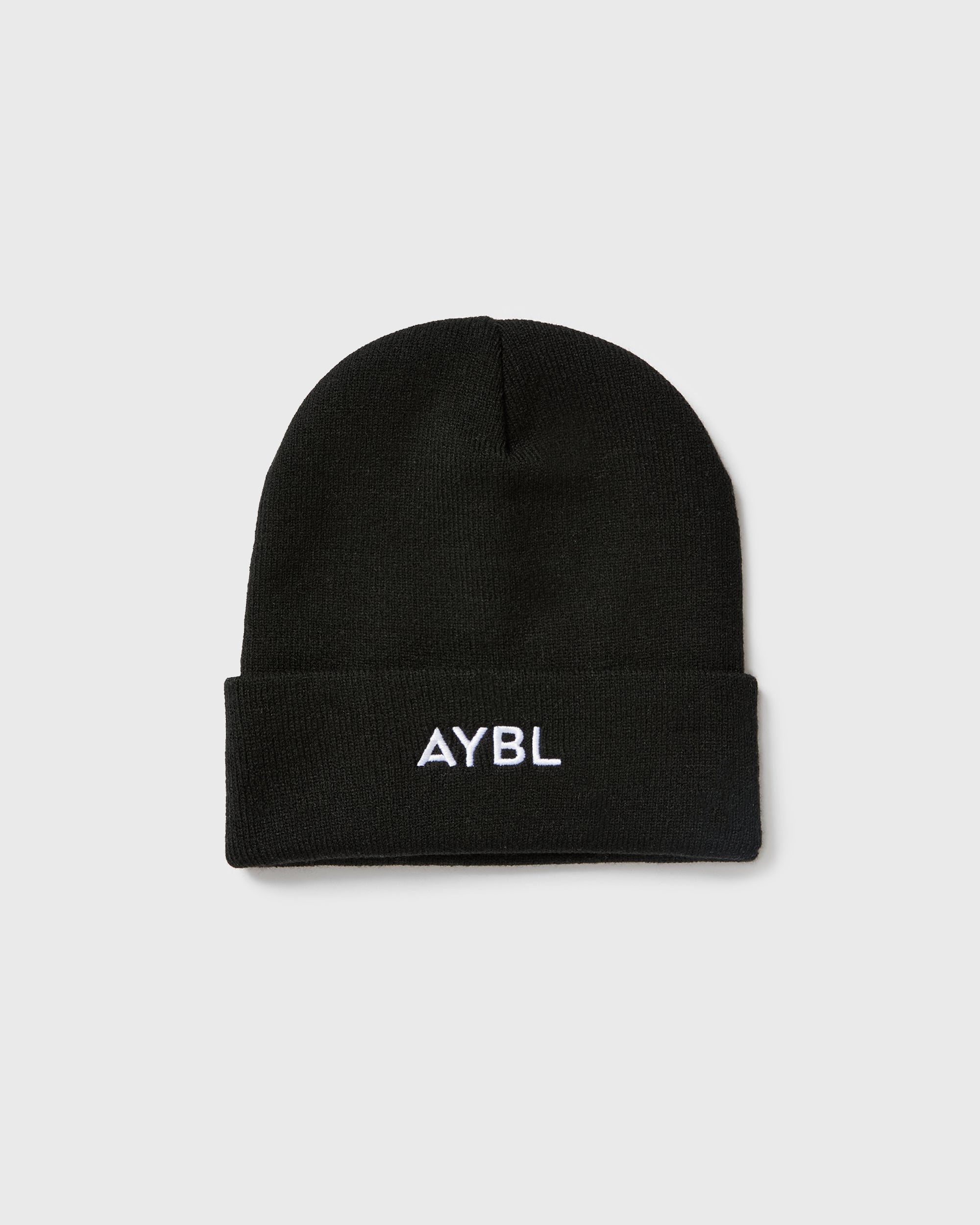 Embroidered Beanie - Zwart