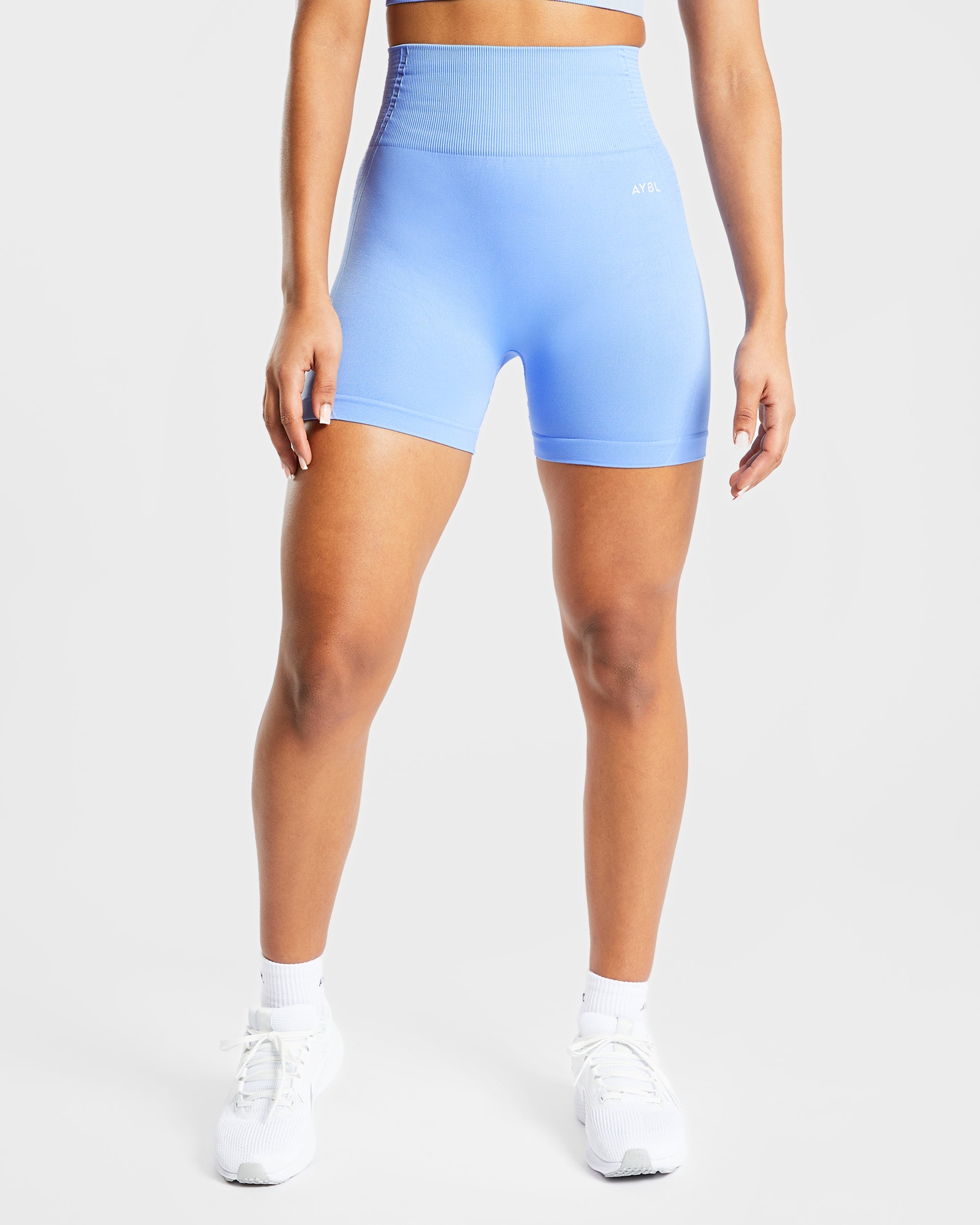 Balance V2 Seamless Shorts - Chambray Blauw