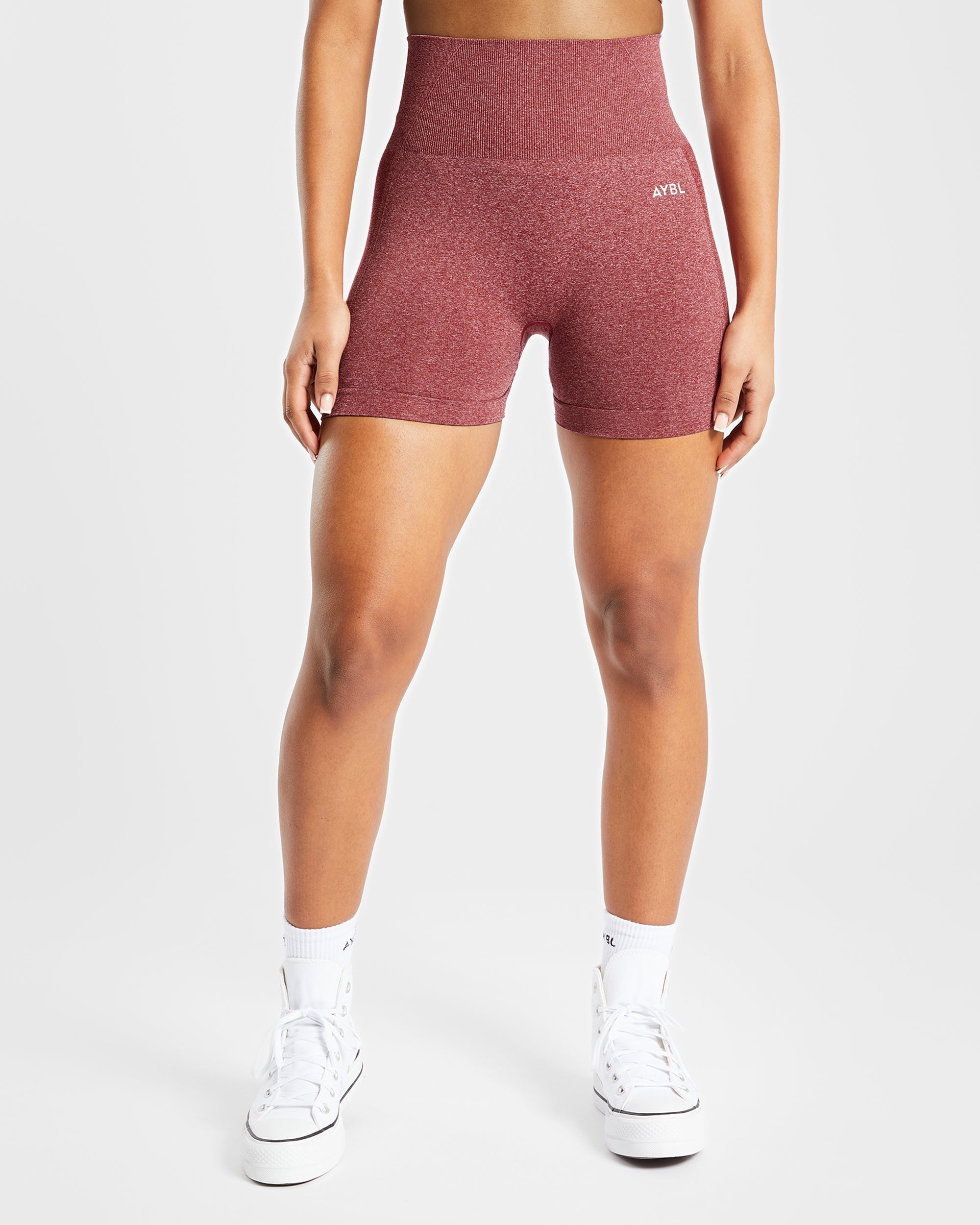 Empower Seamless Shorts - Rood Marl