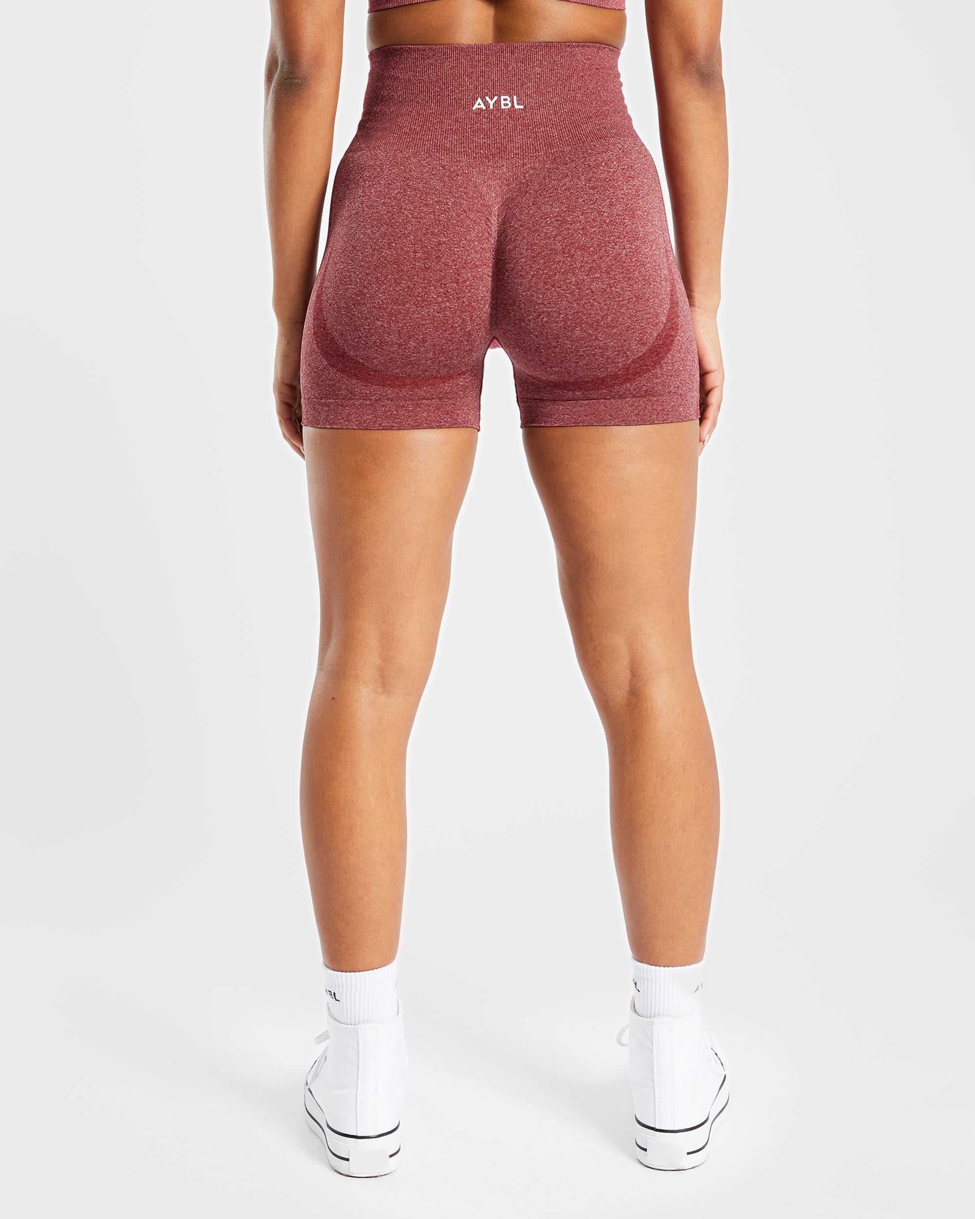 Empower Seamless Shorts - Rood Marl