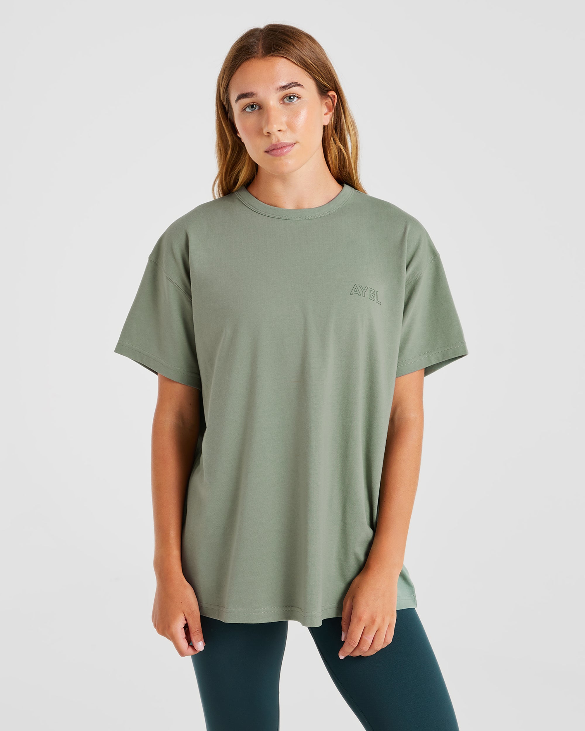 AYBL Athletics Oversized T Shirt - Groen
