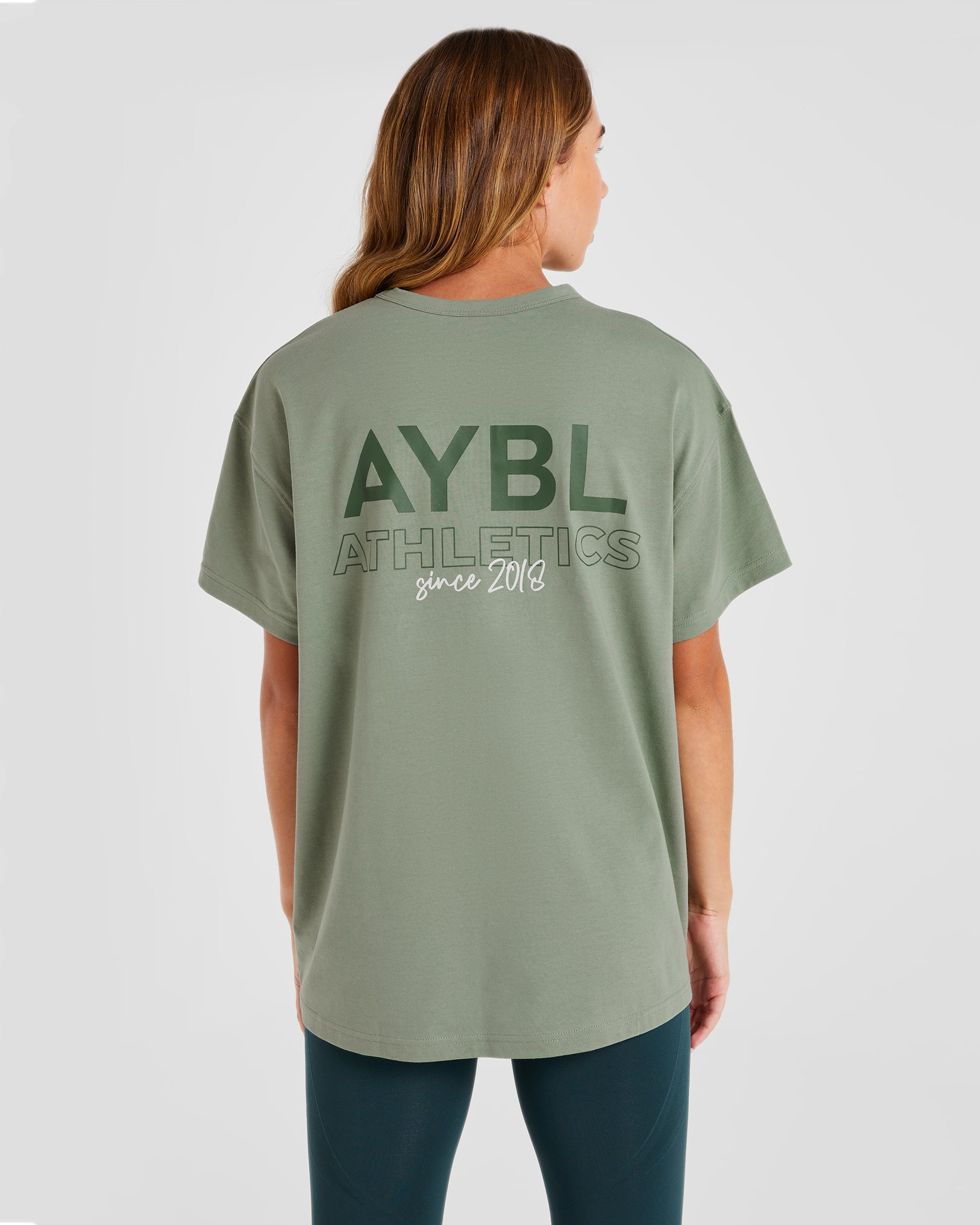 AYBL Athletics Oversized T Shirt - Groen