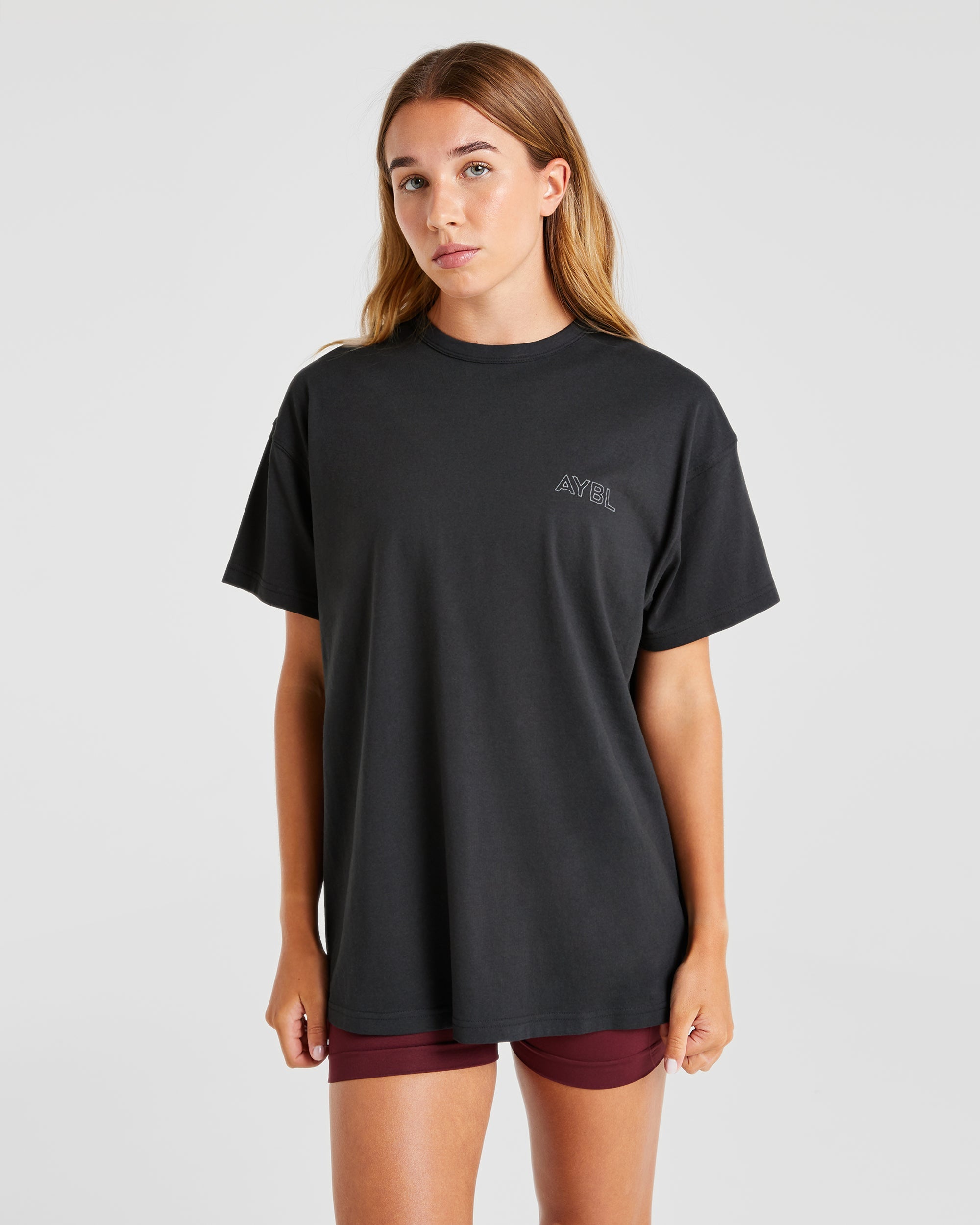 AYBL Athletics Oversized T Shirt - Zwart