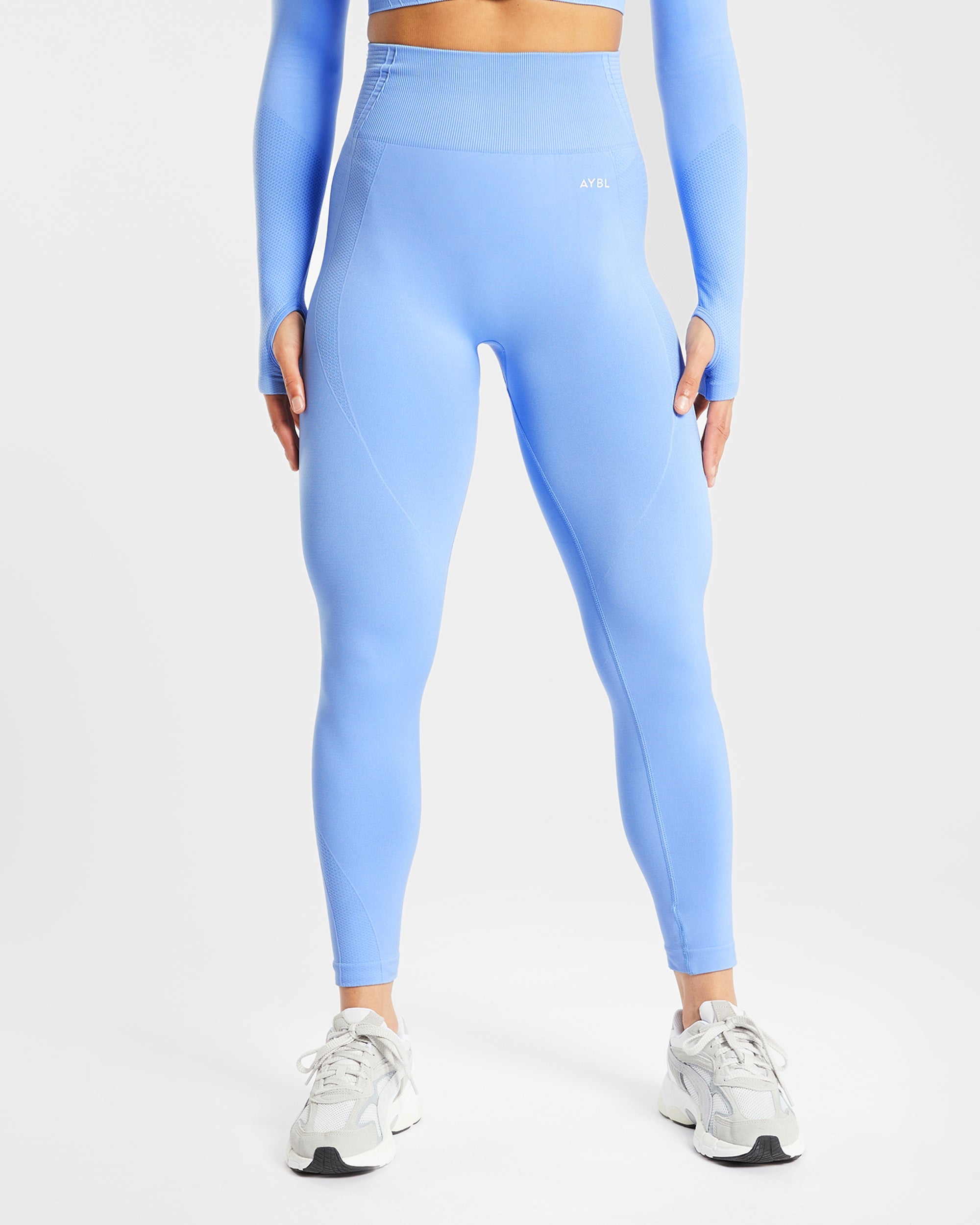 Balance V2 Seamless Leggings - Chambray Blauw