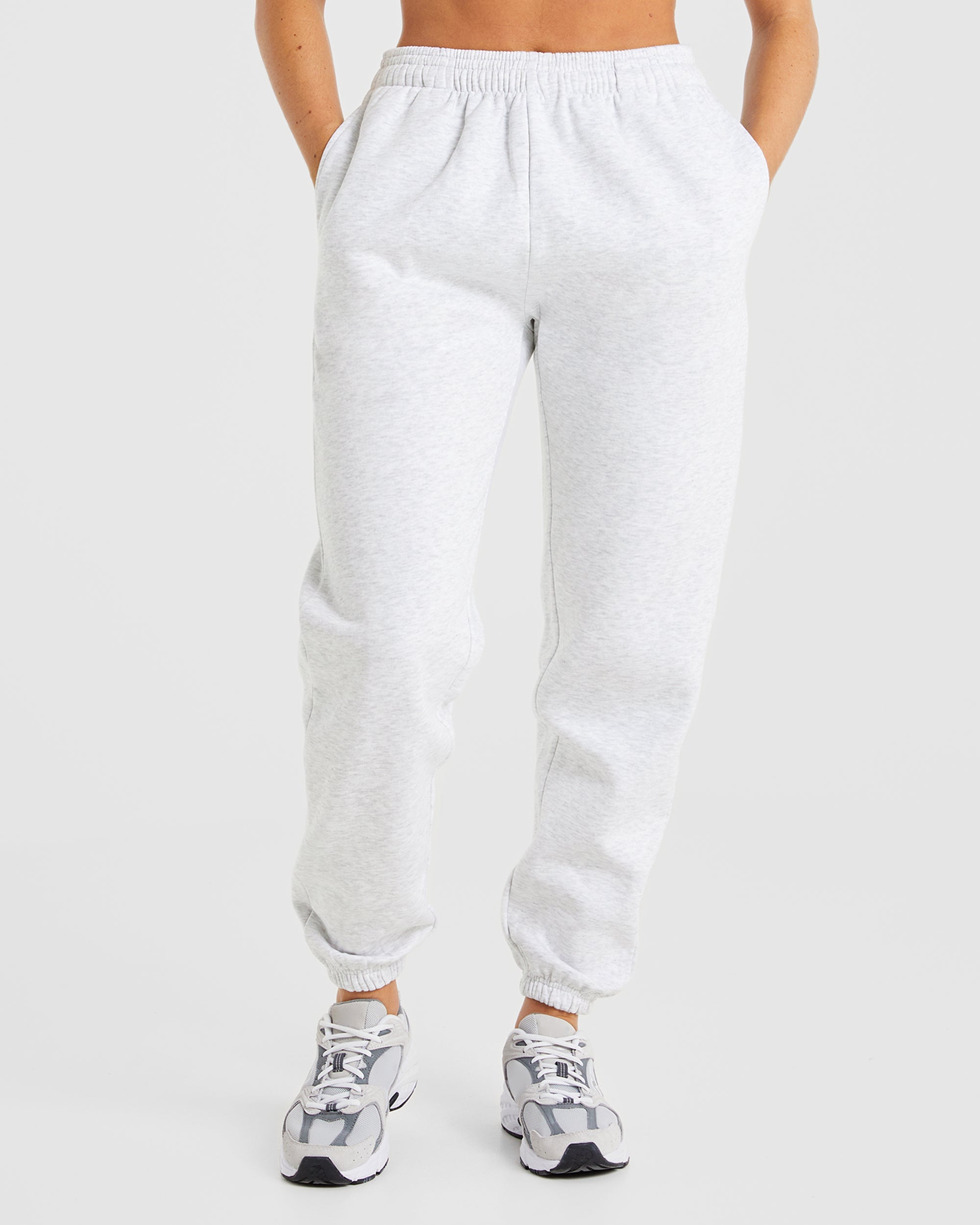 Premium Oversized Joggers Heather Grijs AYBL NL