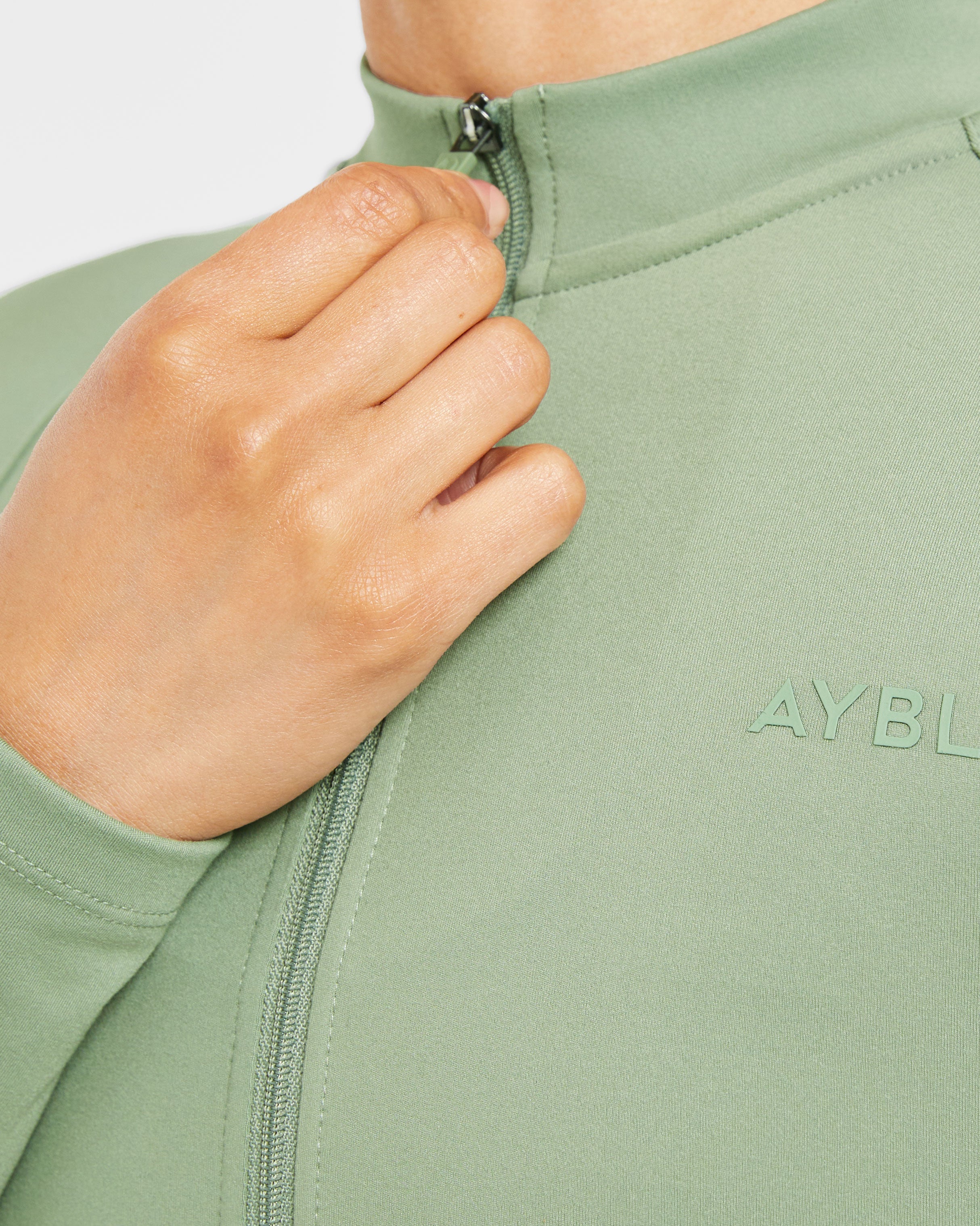 Staple Zip Jacket - Olive Groen