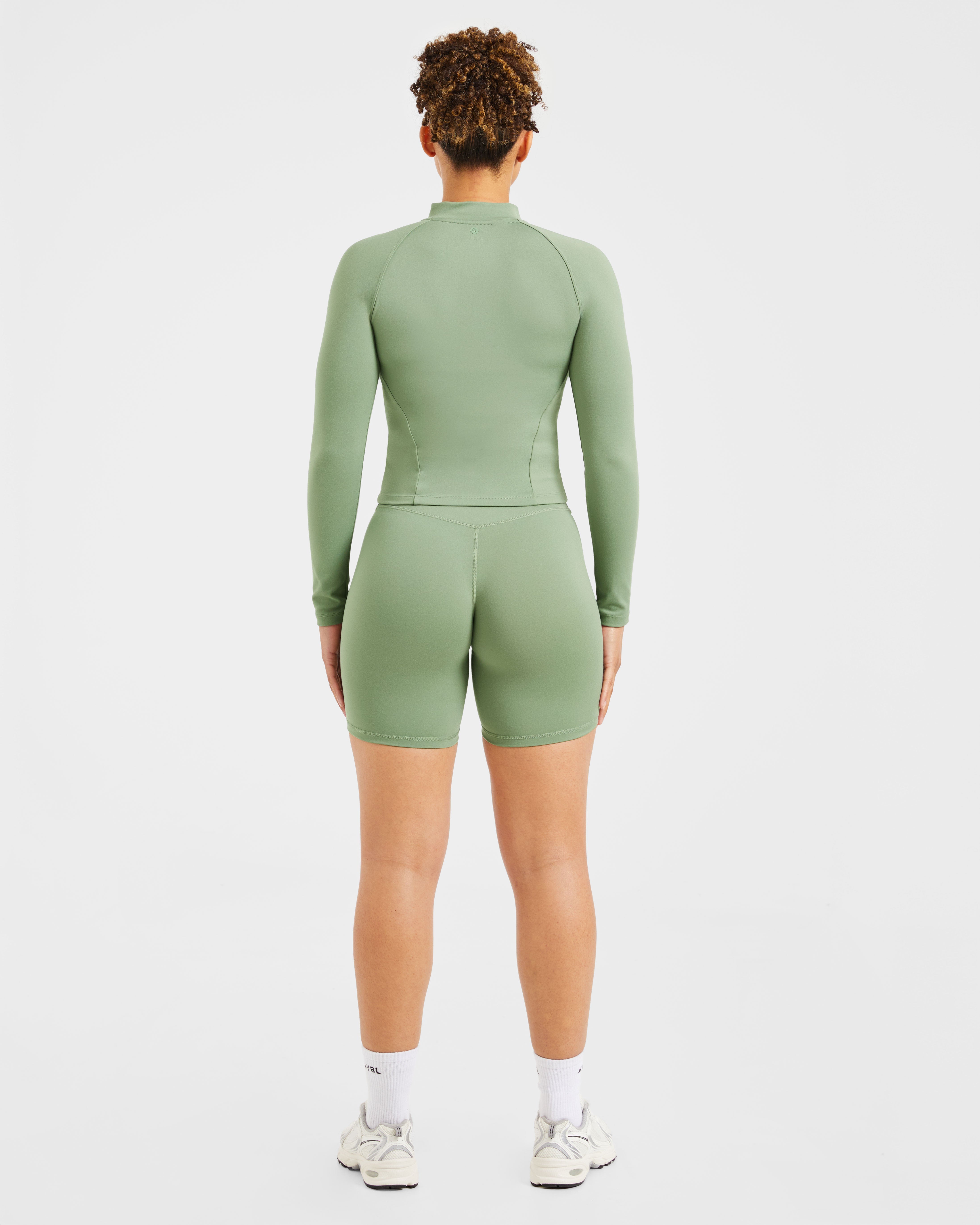 Staple Zip Jacket - Olive Groen