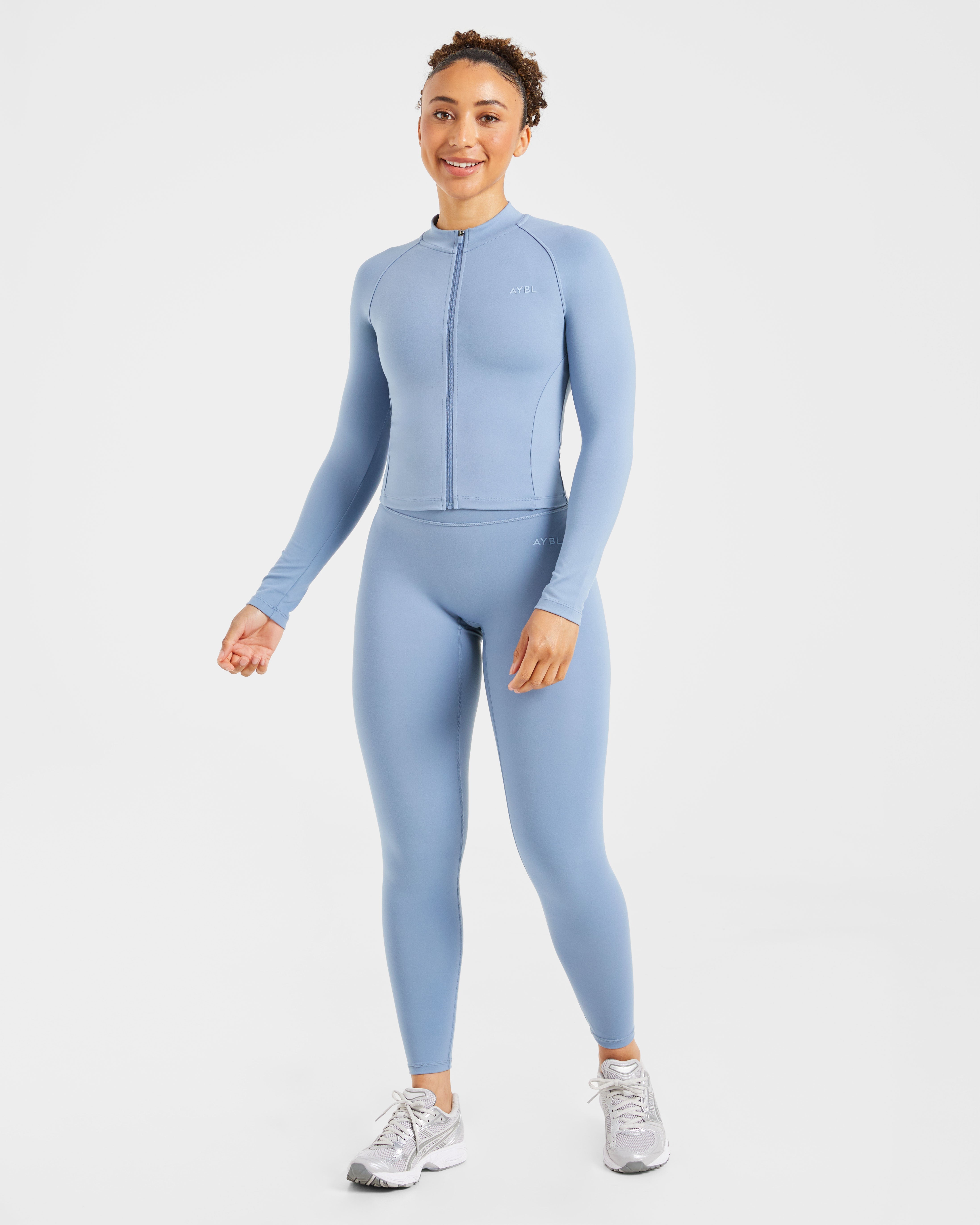 Staple Zip Jacket - Slate Blauw