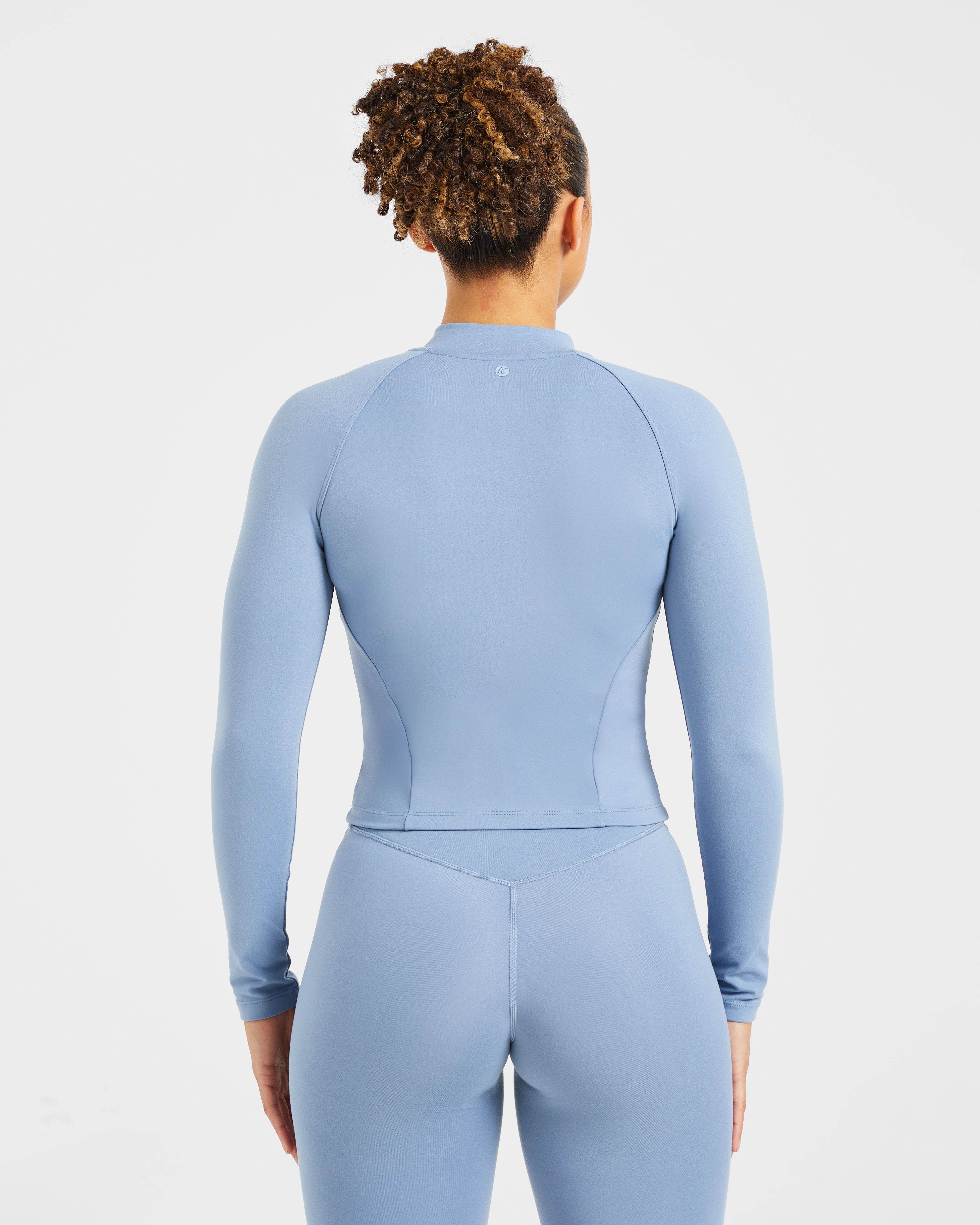 Staple Zip Jacket - Slate Blauw