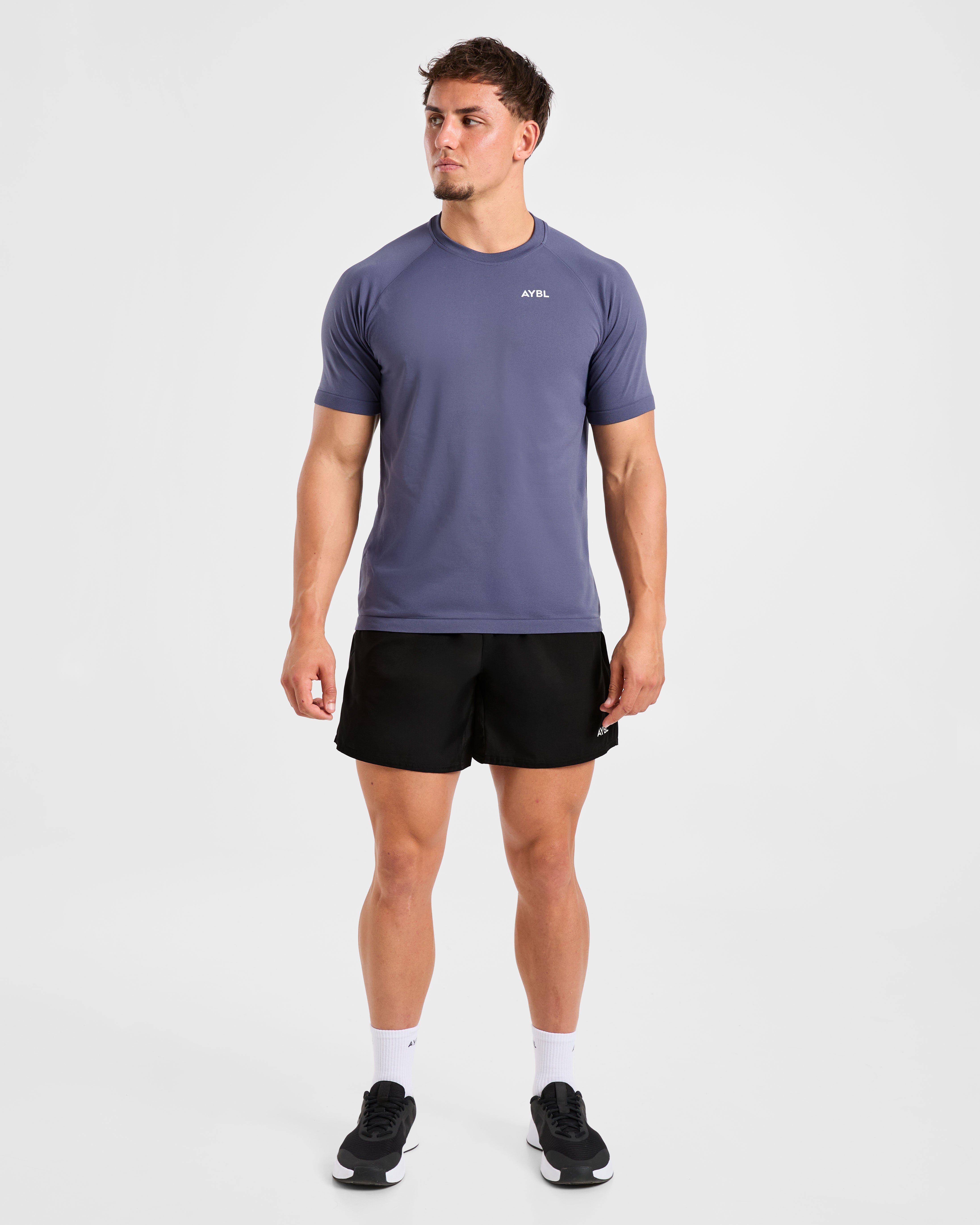 Ascend Seamless T Shirt - Denim Blue