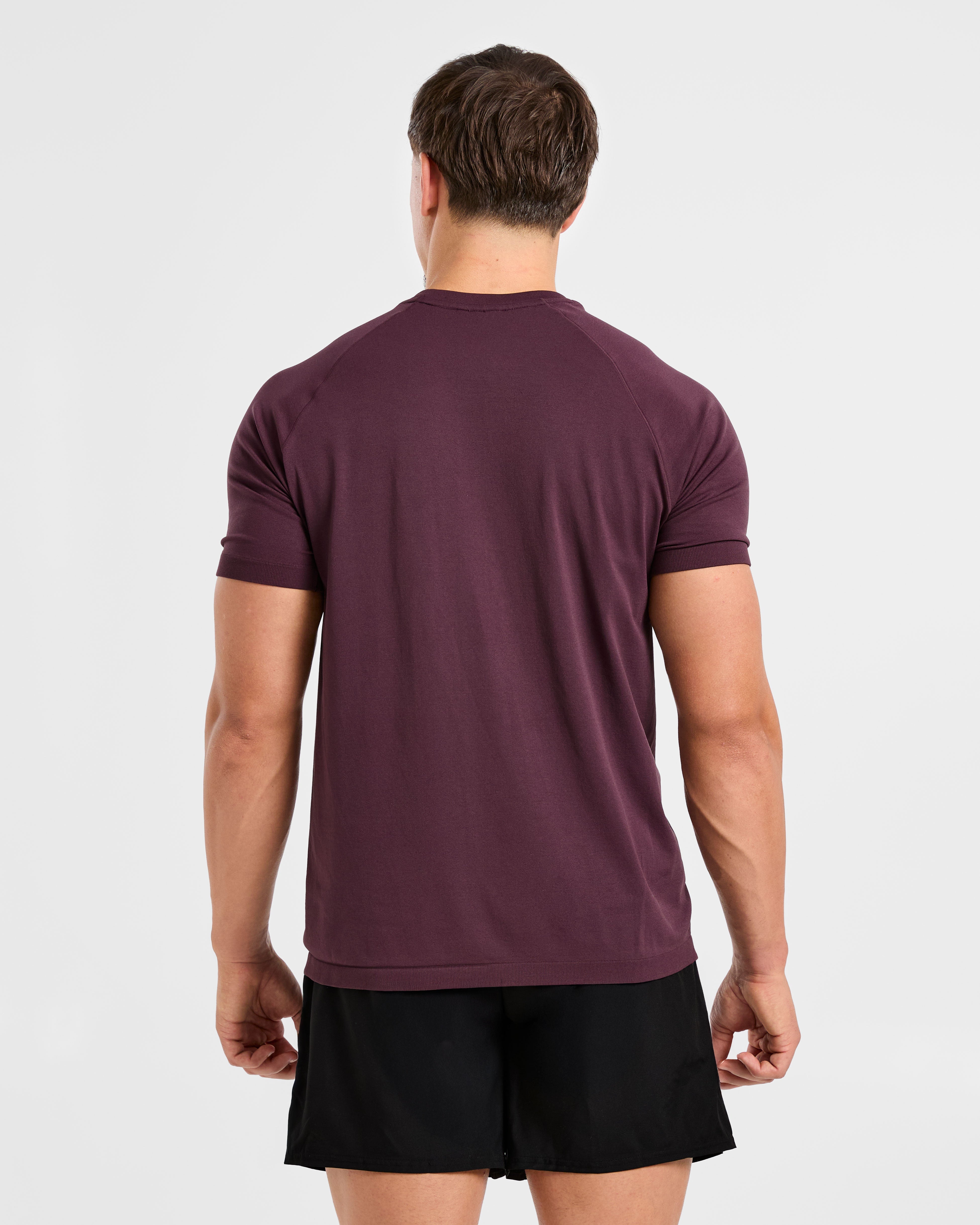Ascend Seamless T Shirt - Deep Plum