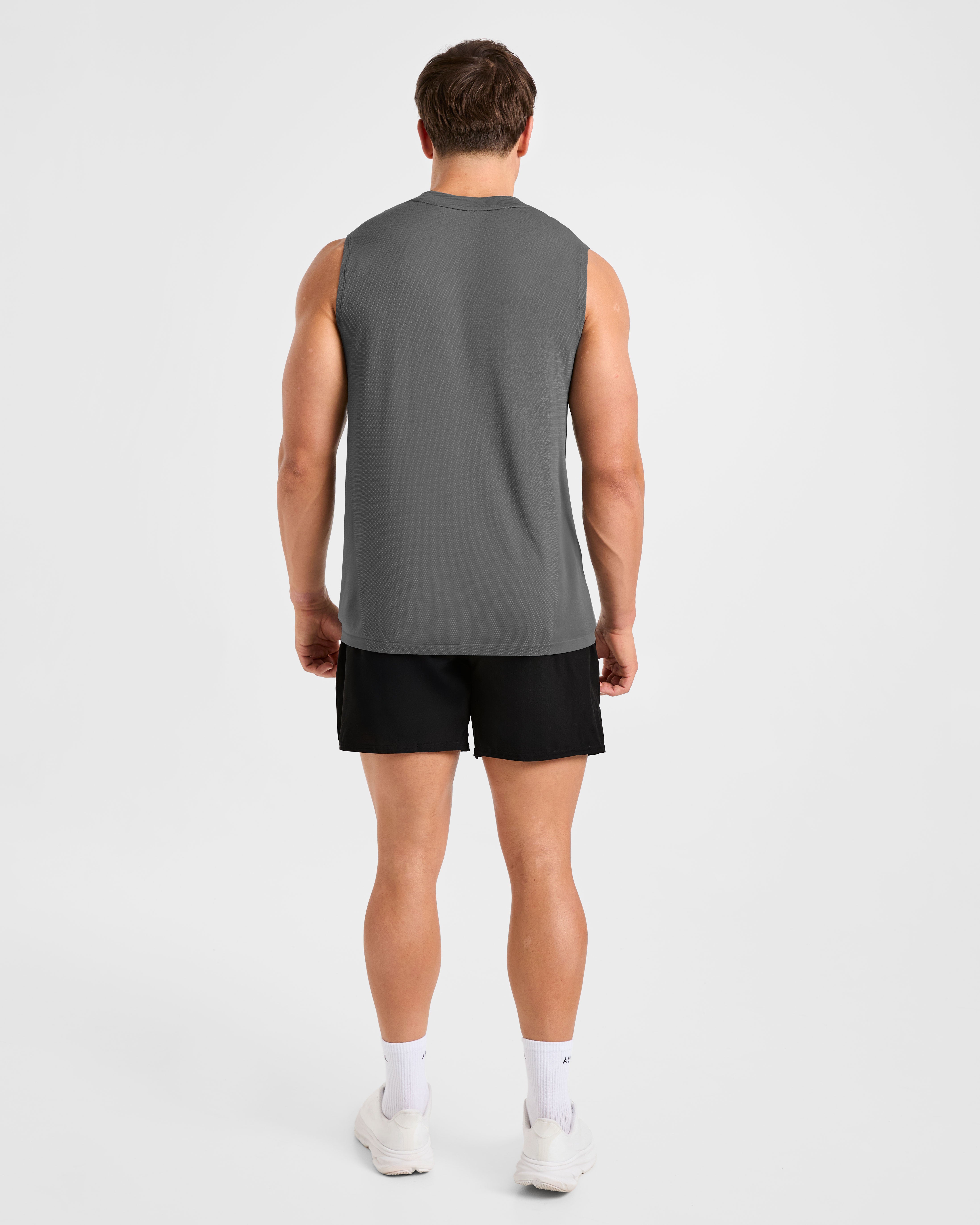 Attain Seamless Vest - Storm Grijs